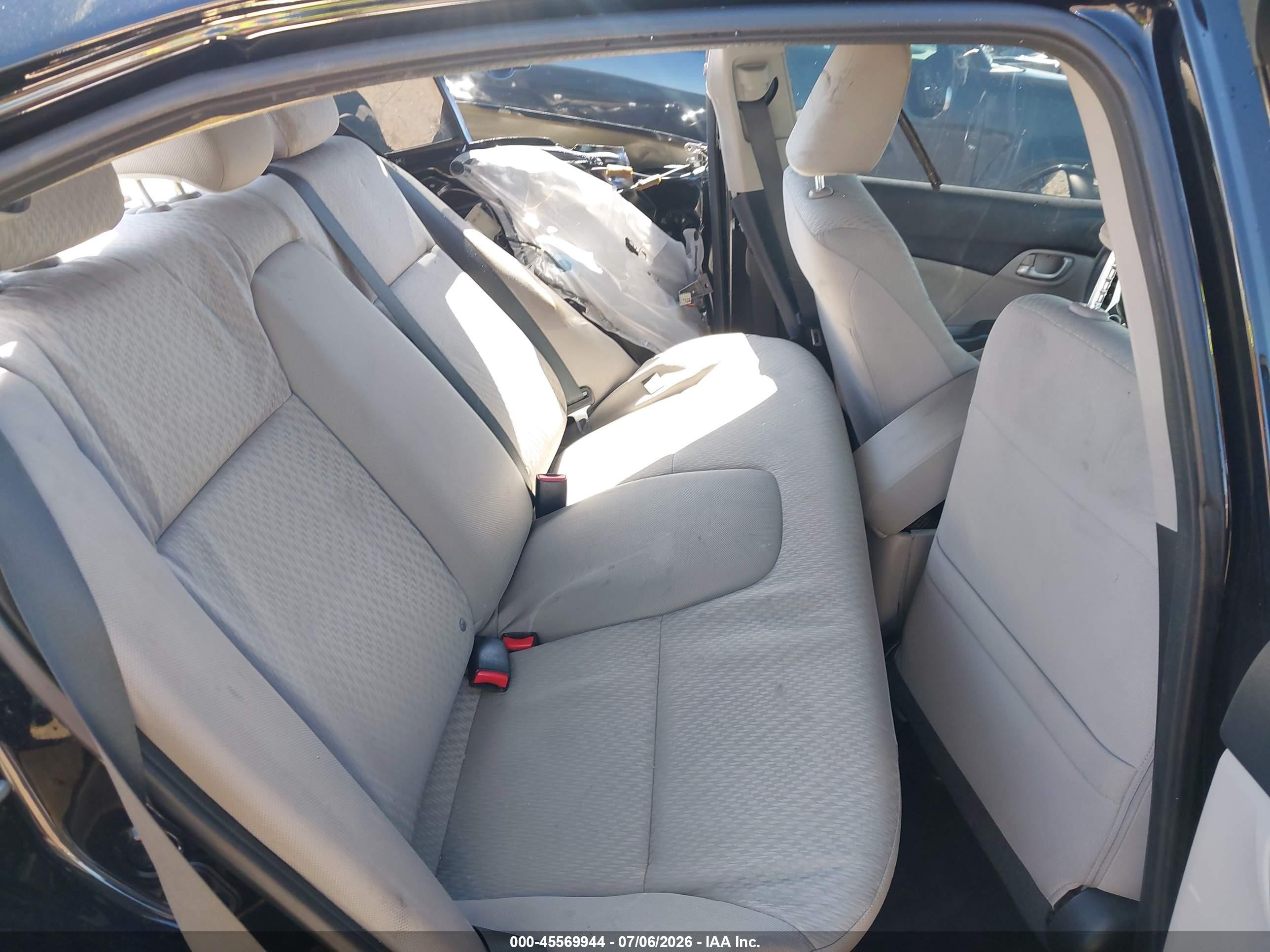 2014 Honda Civic Lx Black vin: 19XFB2F54EE203488