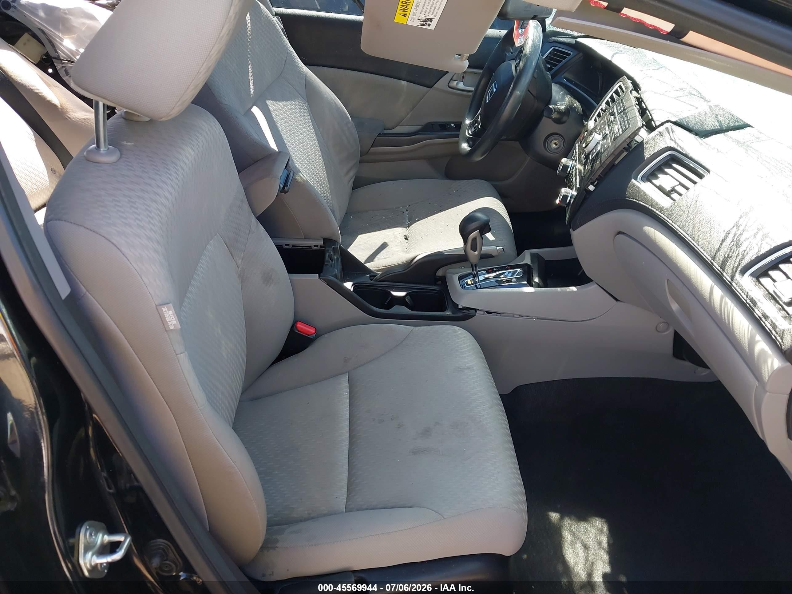 2014 Honda Civic Lx Black vin: 19XFB2F54EE203488