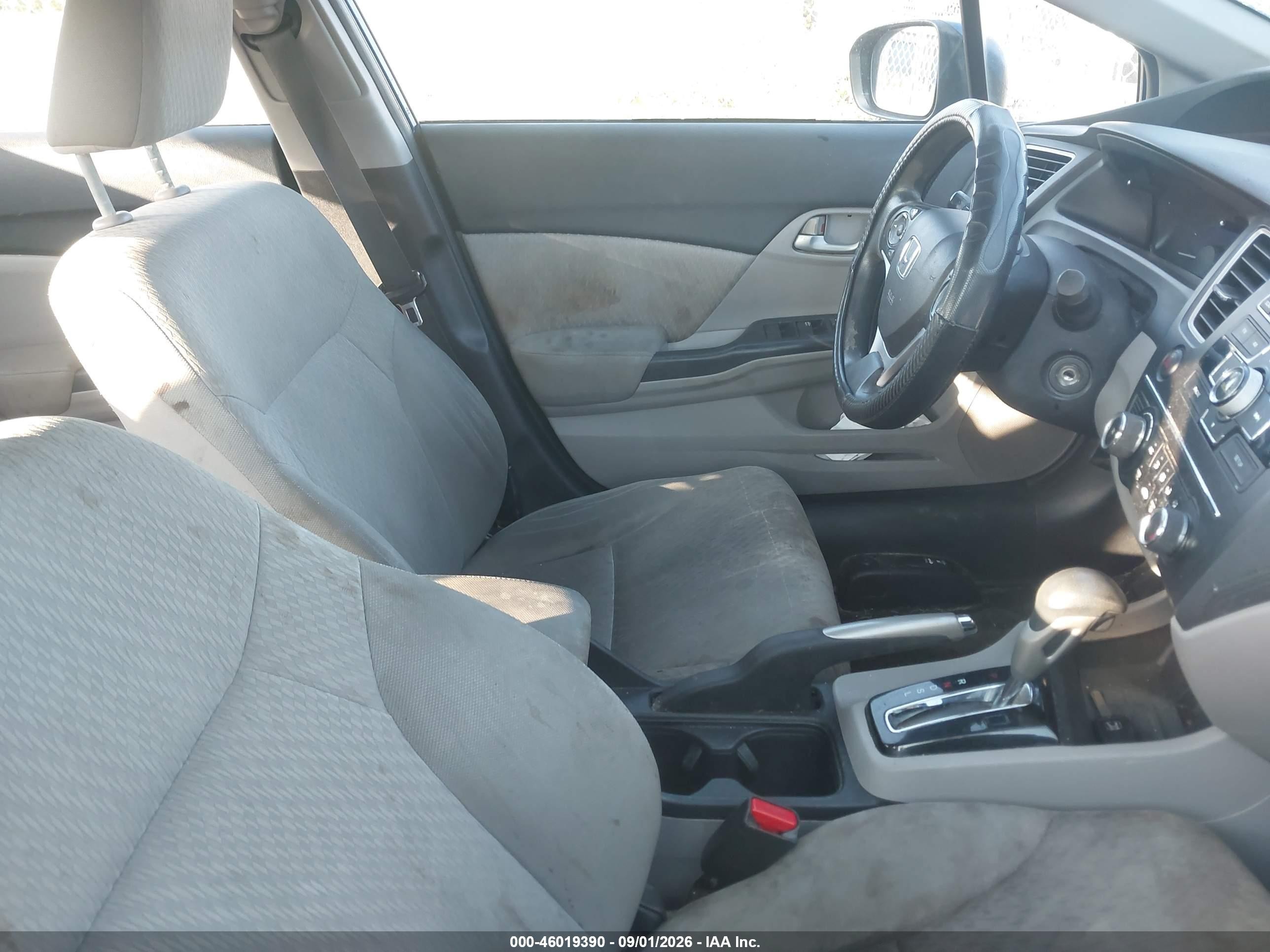 2014 Honda Civic Lx Blue vin: 19XFB2F54EE217214