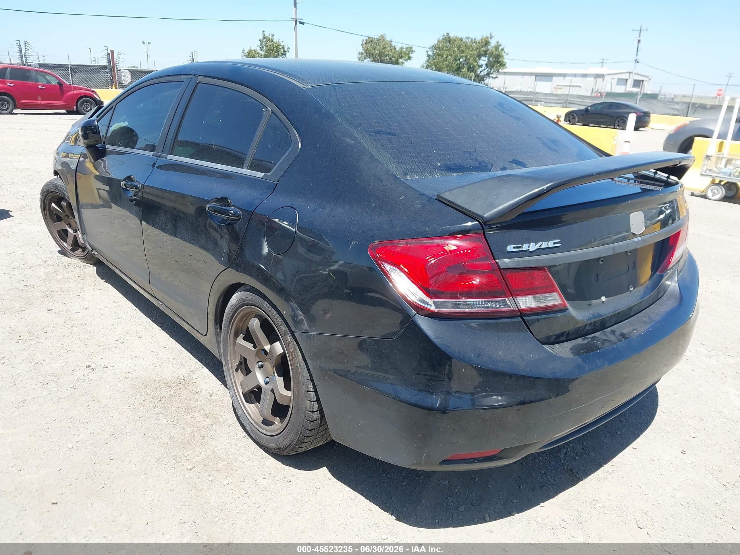 2014 Honda Civic Lx Black vin: 19XFB2F54EE217374