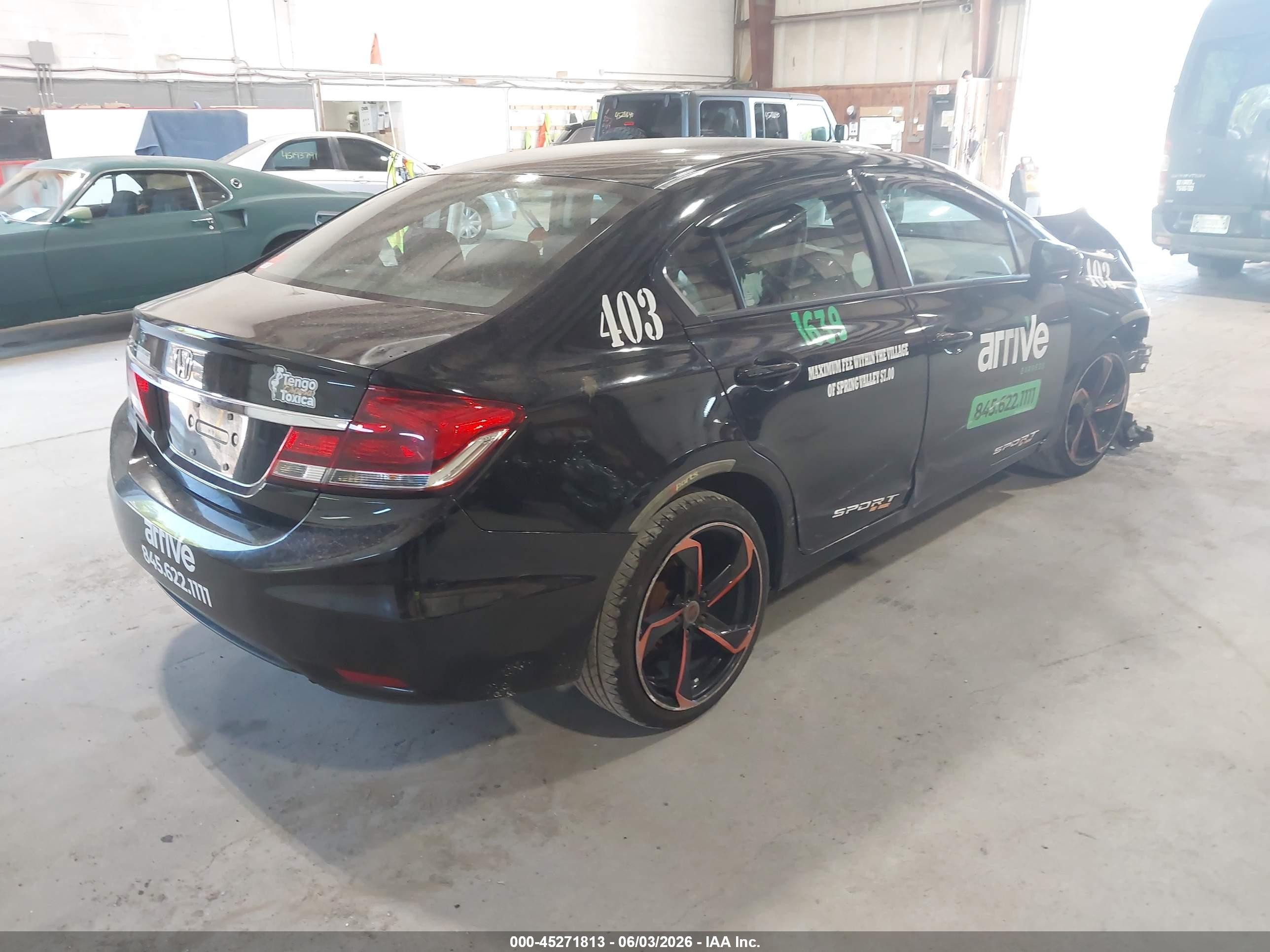 2014 Honda Civic Lx Black vin: 19XFB2F54EE227502