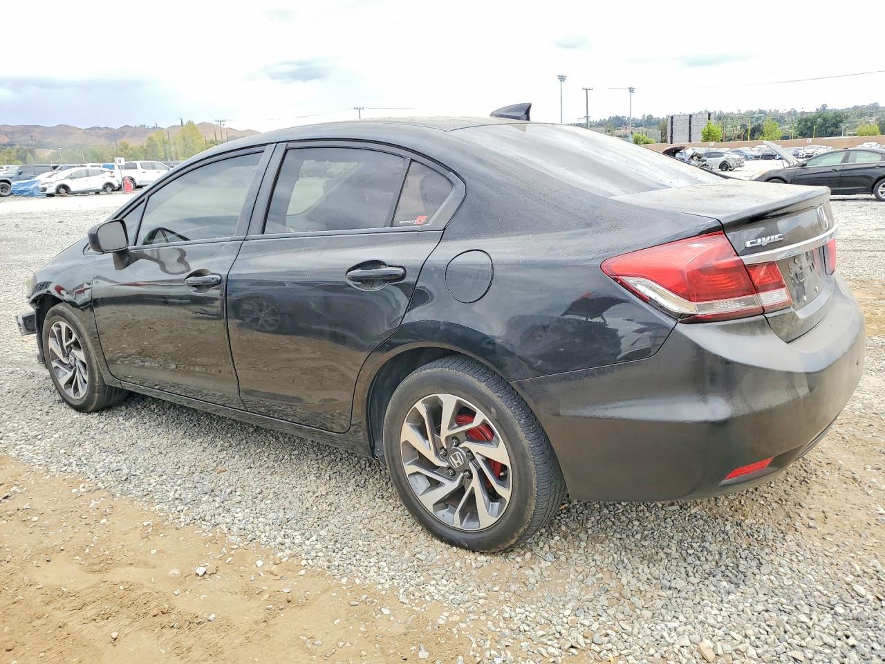 2014 Honda Civic Lx Black vin: 19XFB2F54EE228925