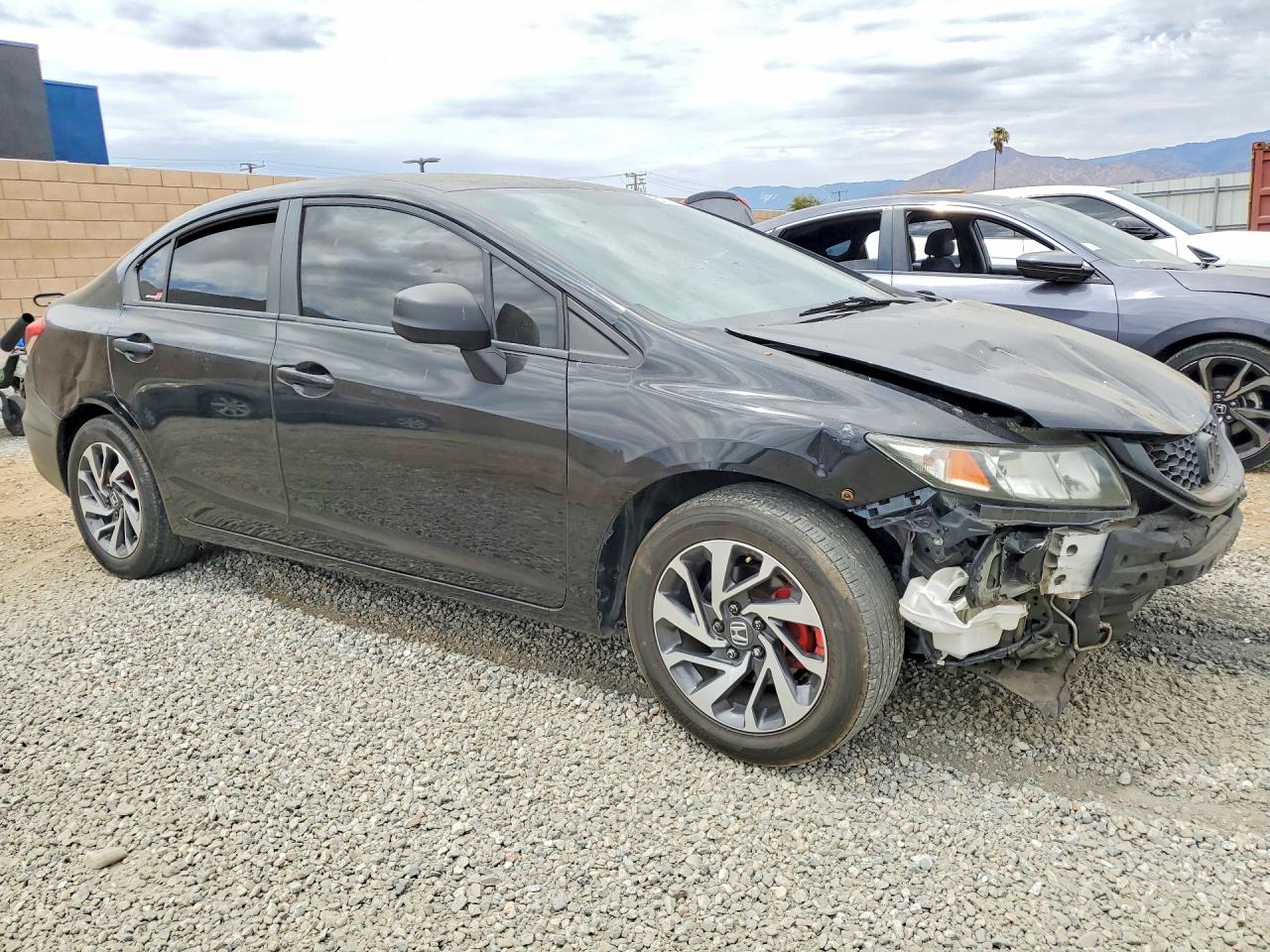 2014 Honda Civic Lx Black vin: 19XFB2F54EE228925