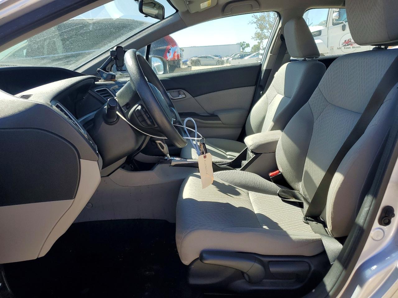 2014 Honda Civic Lx Gray vin: 19XFB2F54EE228987