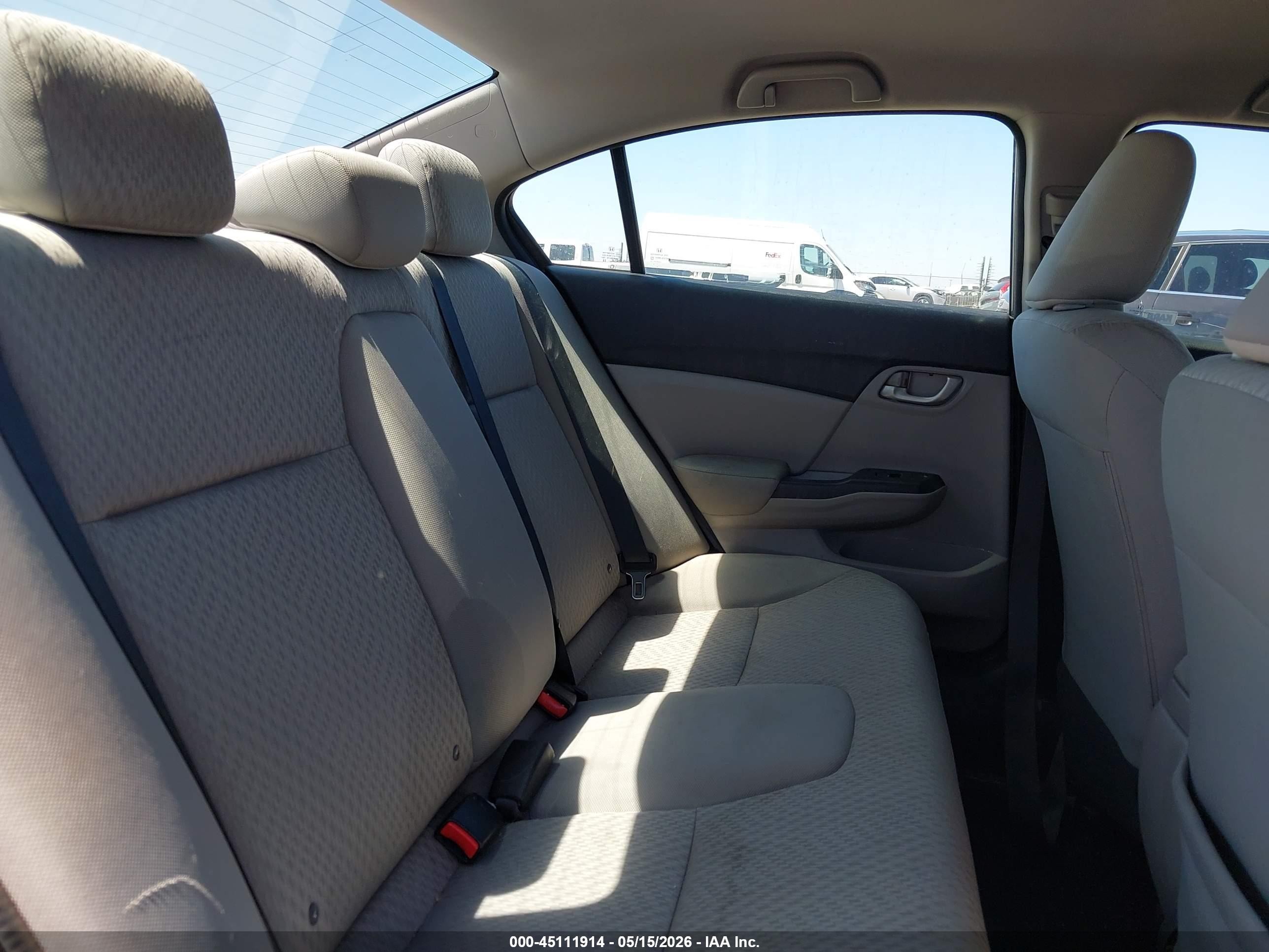 2014 Honda Civic Lx Gray vin: 19XFB2F54EE232618