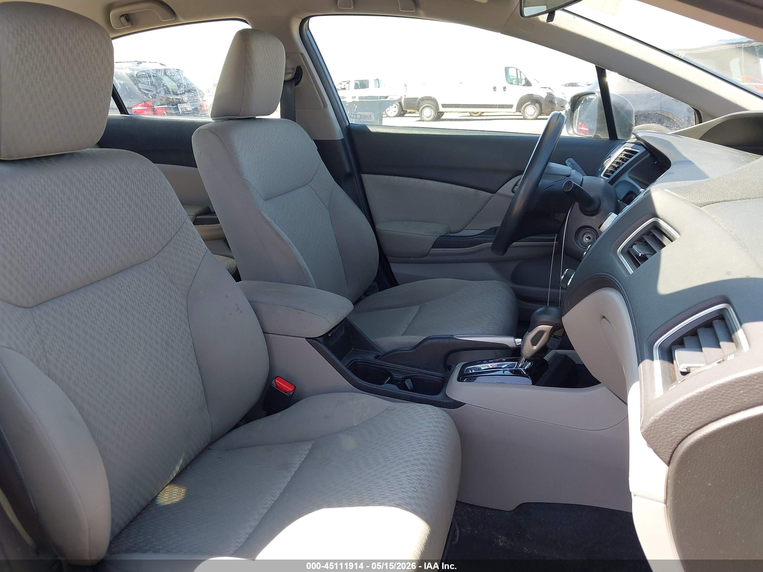 2014 Honda Civic Lx Gray vin: 19XFB2F54EE232618