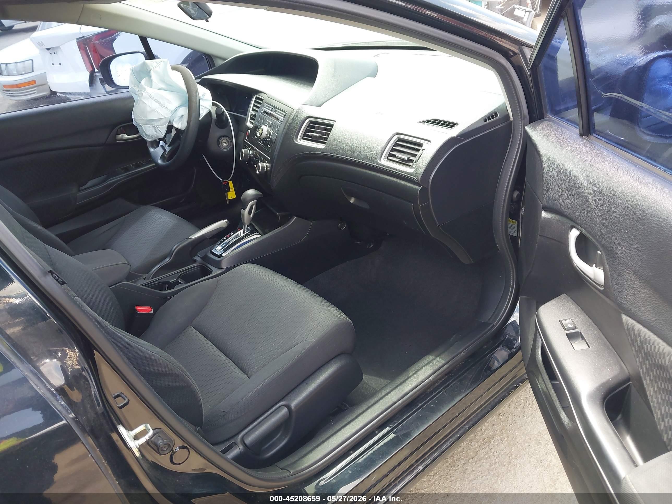 2014 Honda Civic Lx Черный vin: 19XFB2F54EE233025