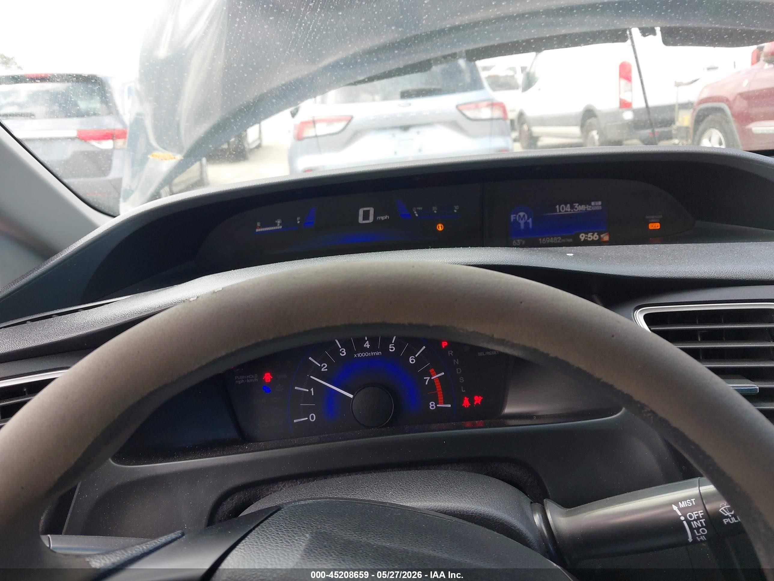 2014 Honda Civic Lx Черный vin: 19XFB2F54EE233025