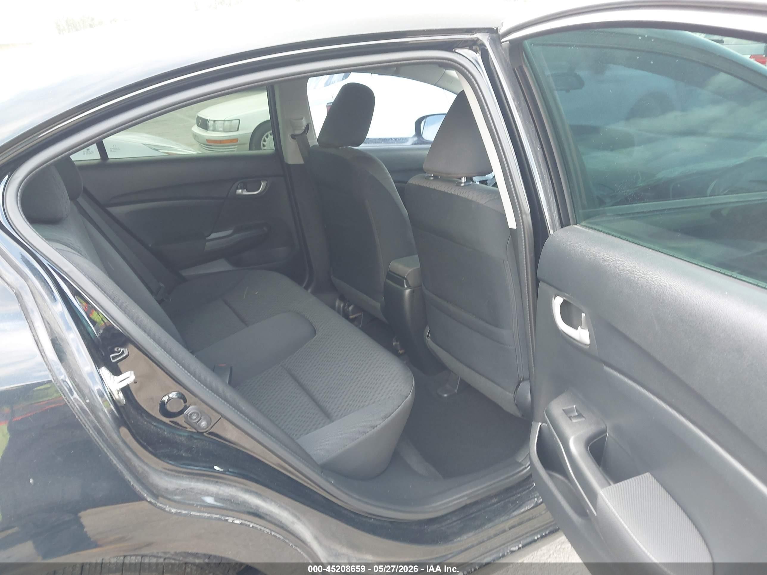 2014 Honda Civic Lx Черный vin: 19XFB2F54EE233025