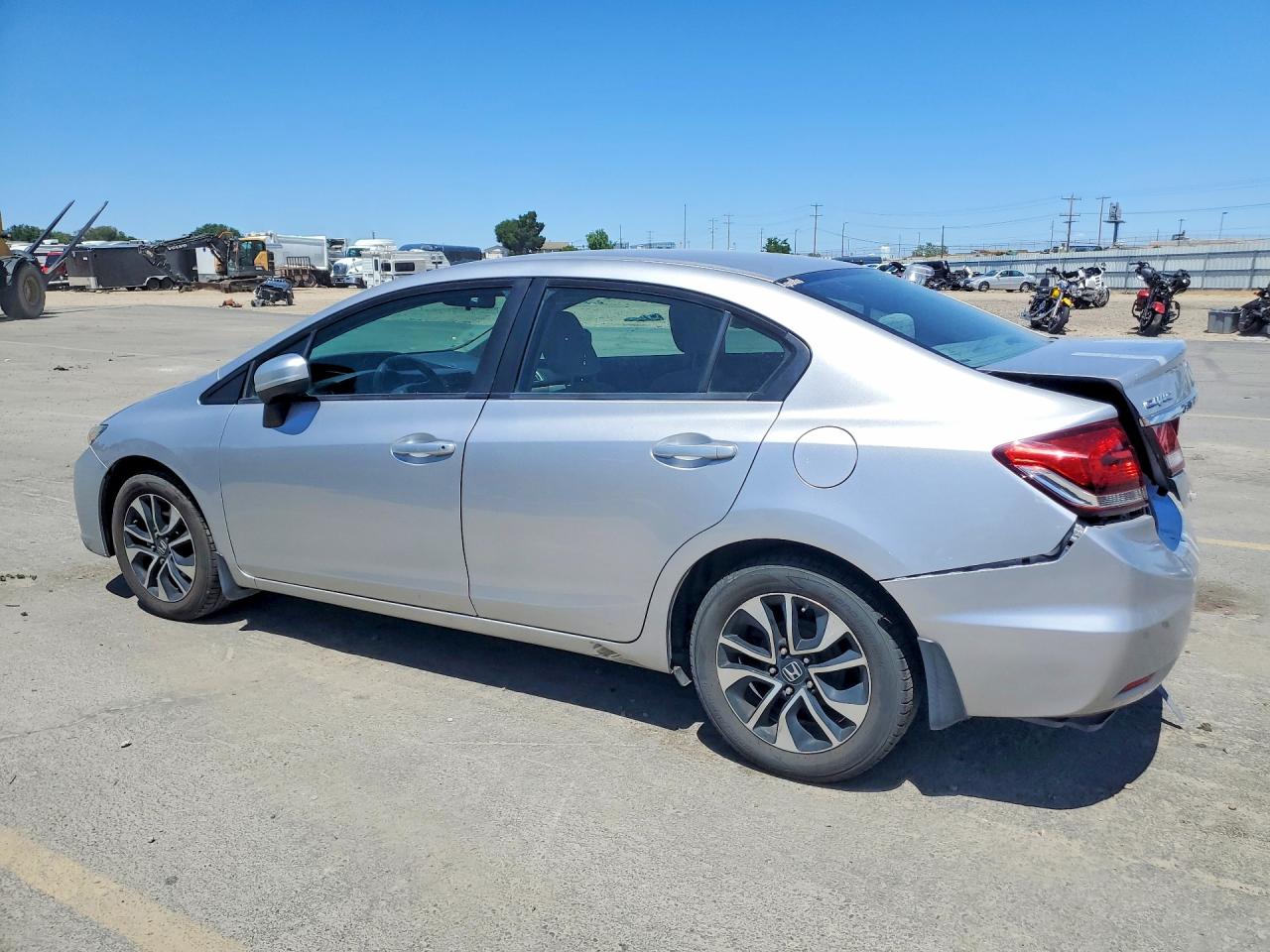 2014 Honda Civic Lx Brown vin: 19XFB2F54EE237740