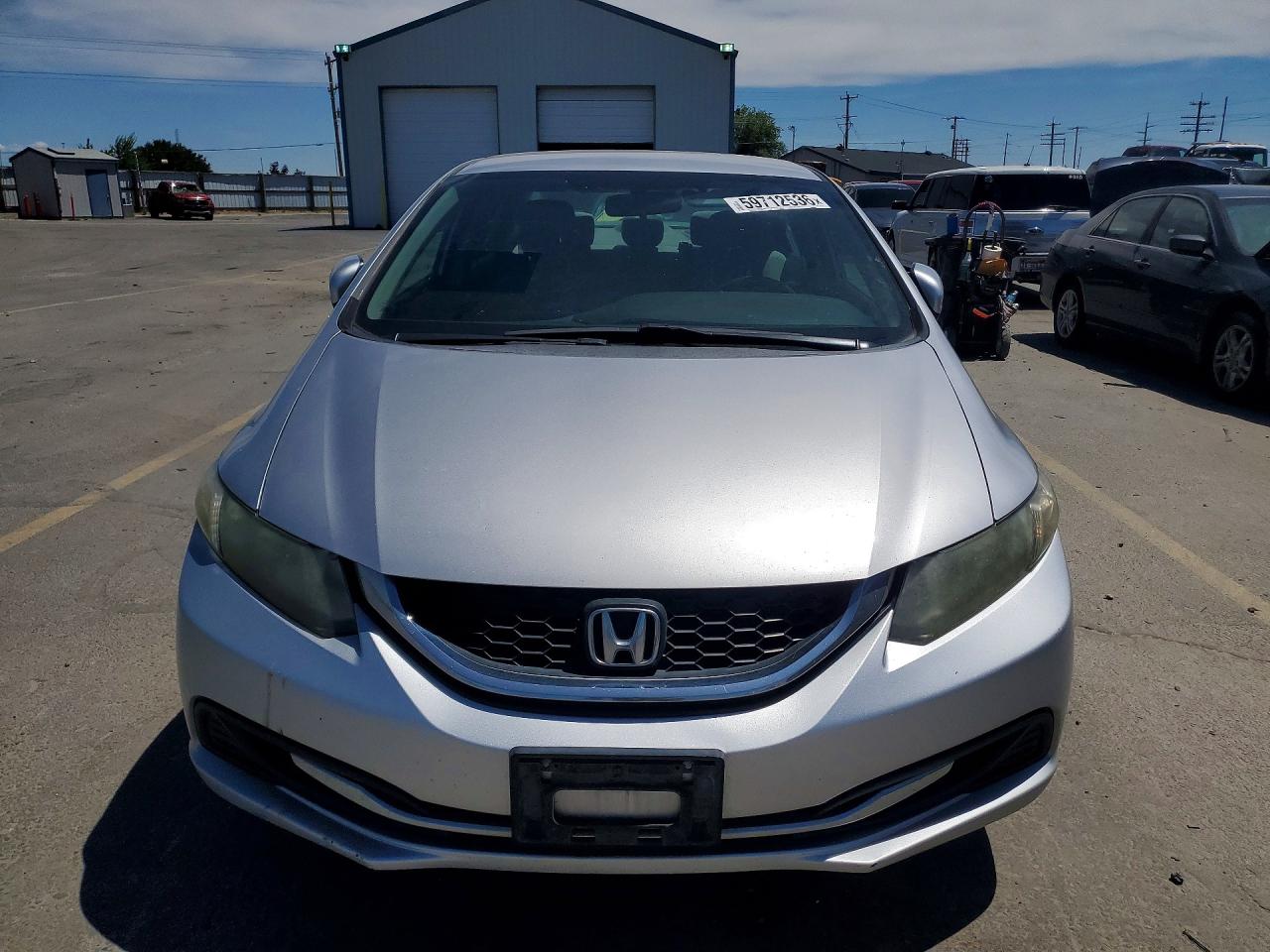 2014 Honda Civic Lx Brown vin: 19XFB2F54EE237740