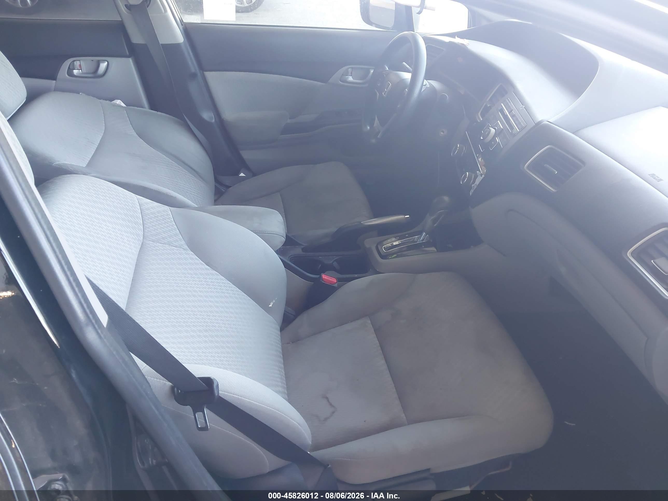 2014 Honda Civic Lx Black vin: 19XFB2F54EE249077