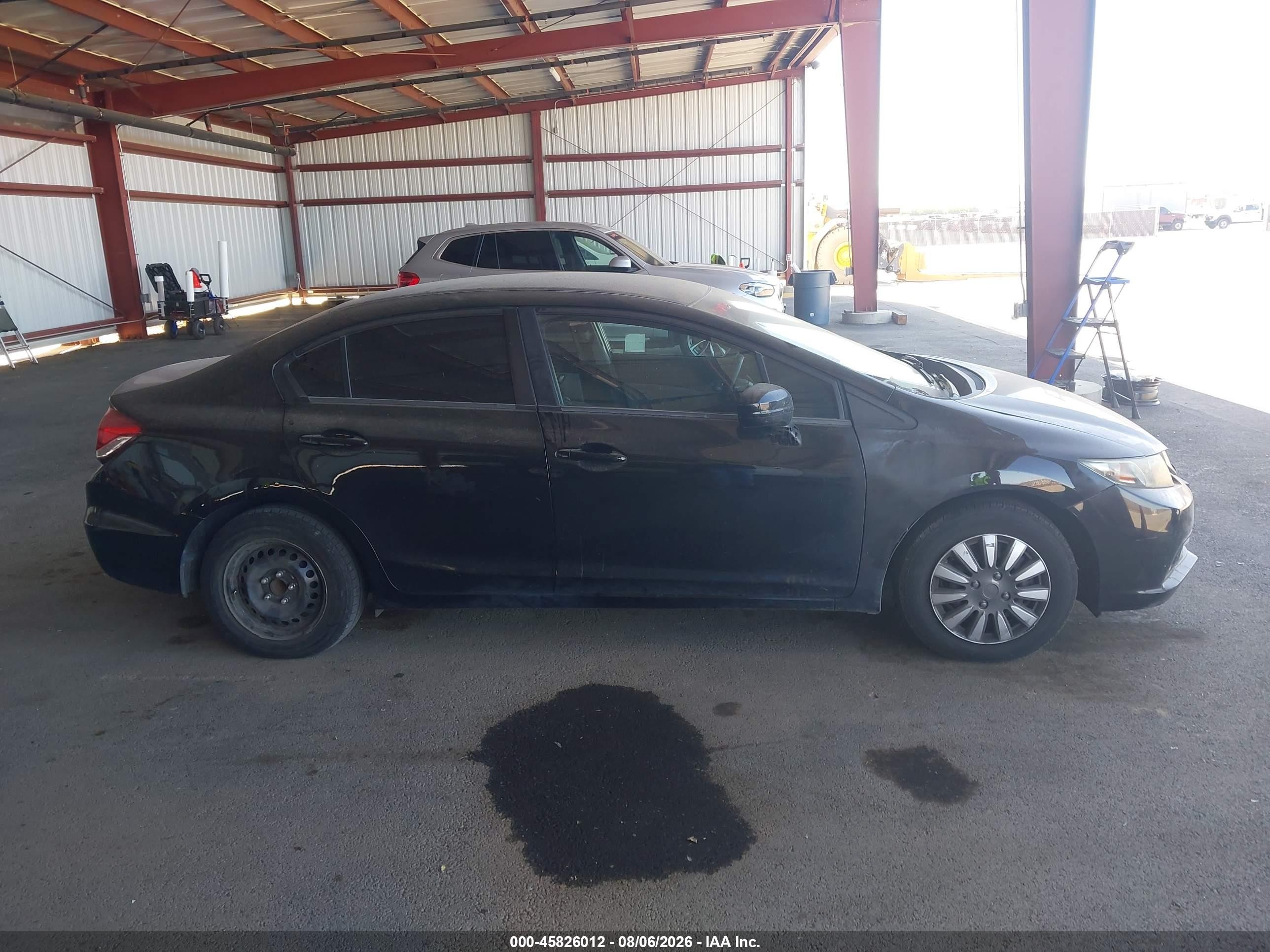 2014 Honda Civic Lx Black vin: 19XFB2F54EE249077