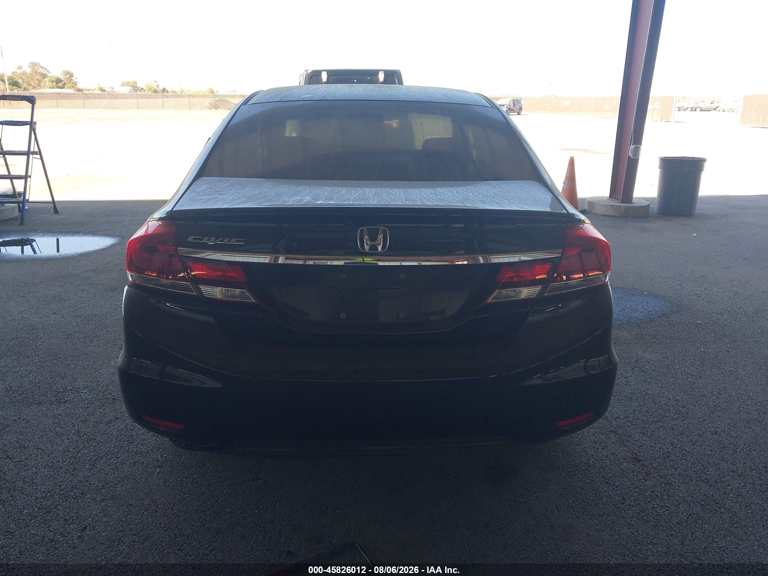 2014 Honda Civic Lx Black vin: 19XFB2F54EE249077