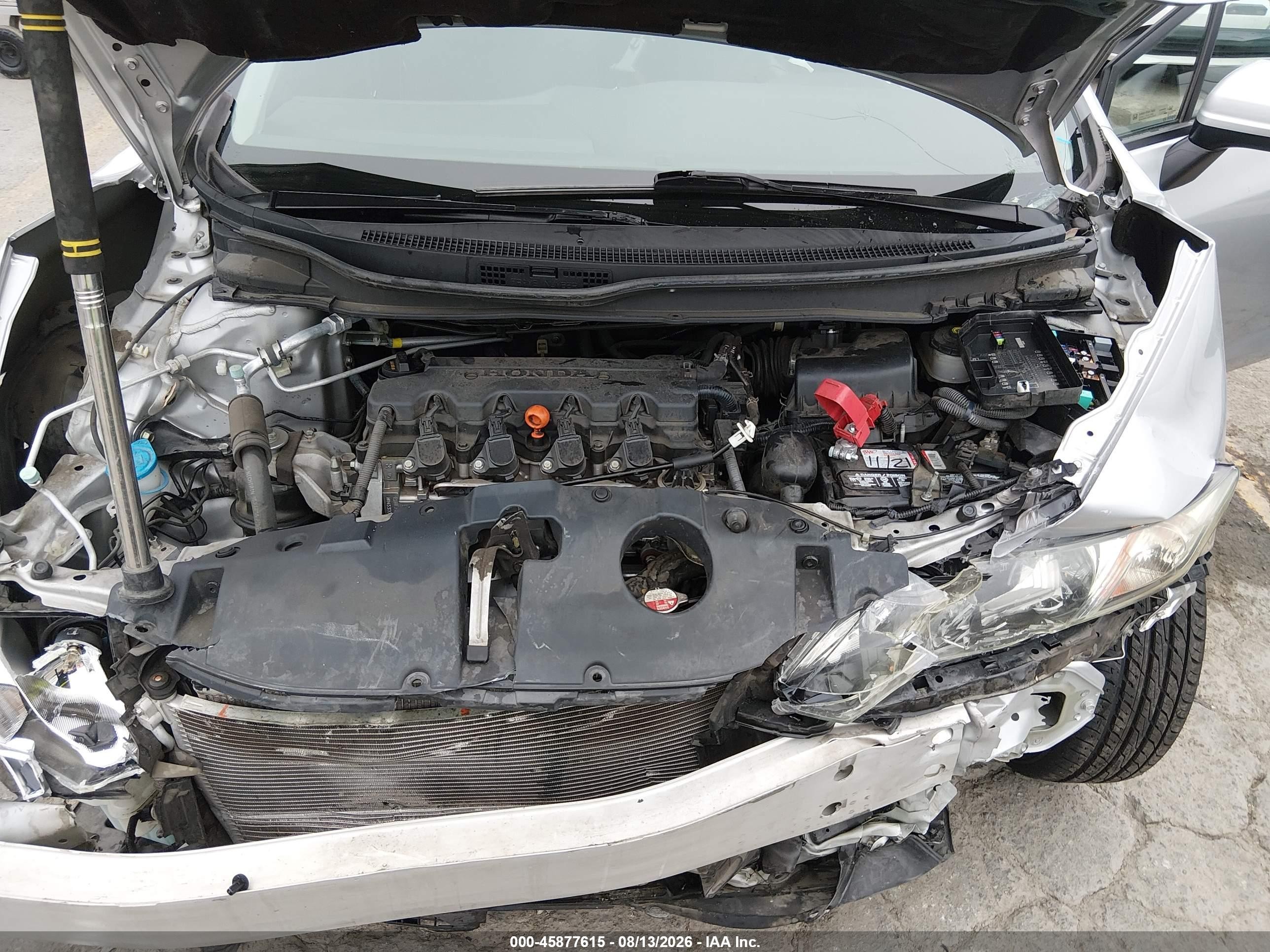 2014 Honda Civic Lx Silver vin: 19XFB2F54EE271600