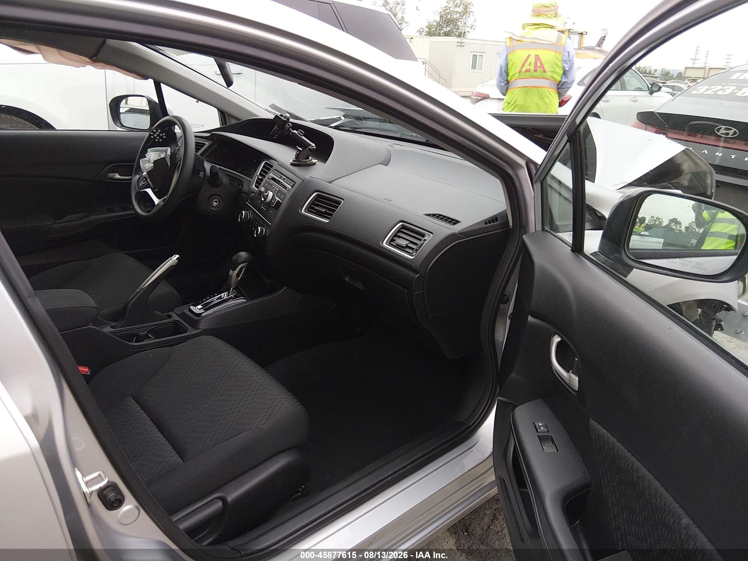 2014 Honda Civic Lx Silver vin: 19XFB2F54EE271600