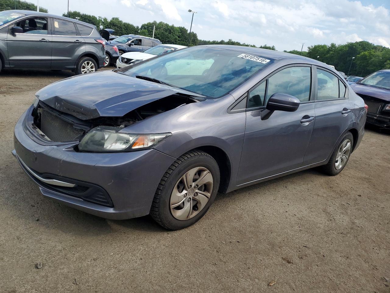 2015 Honda Civic Lx Charcoal vin: 19XFB2F54FE011196