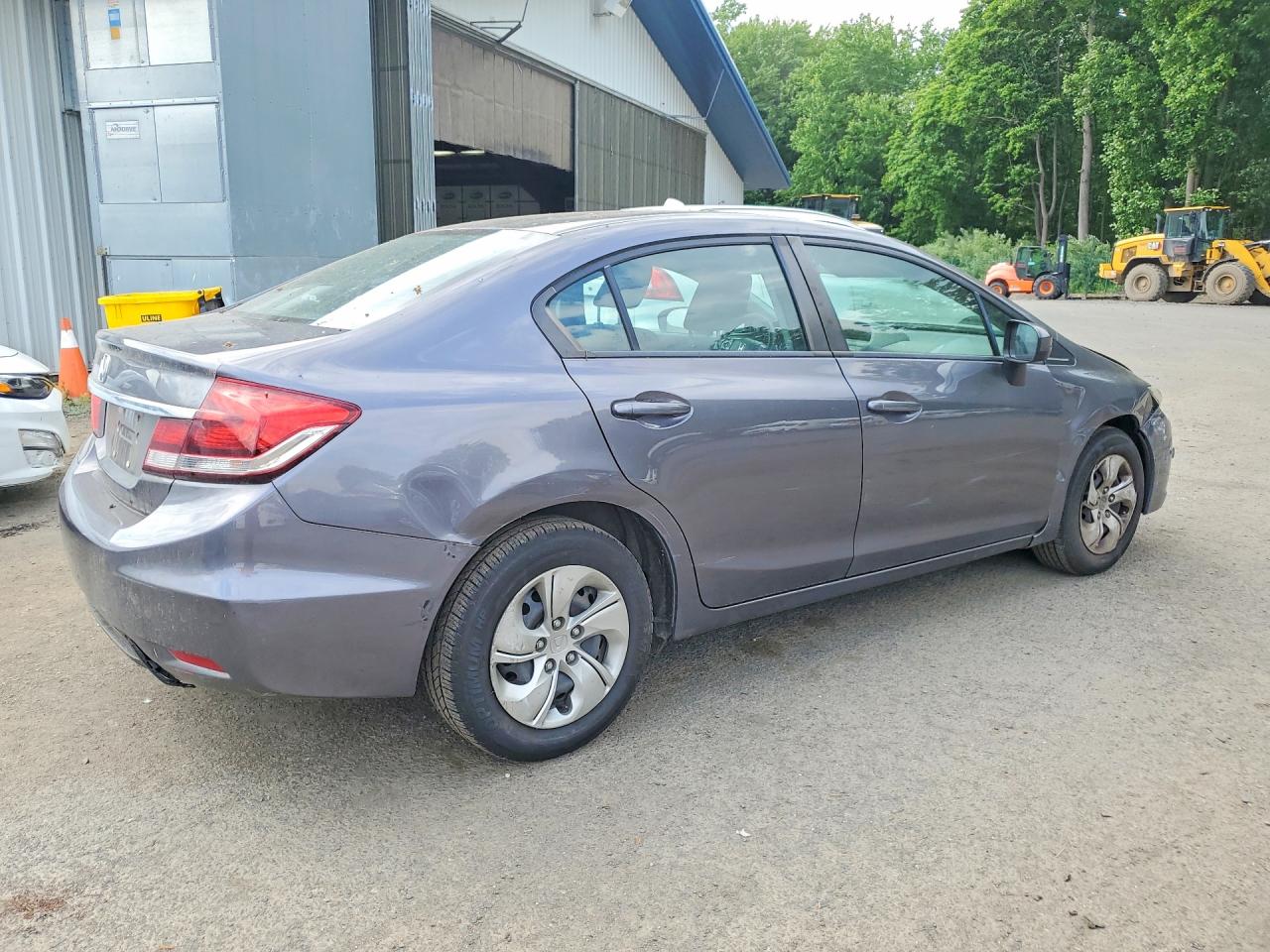 2015 Honda Civic Lx Charcoal vin: 19XFB2F54FE011196