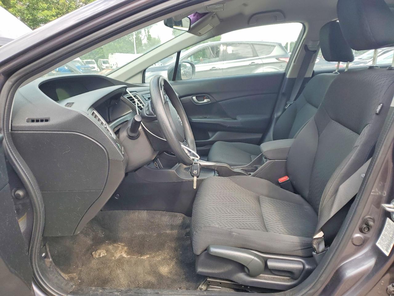 2015 Honda Civic Lx Charcoal vin: 19XFB2F54FE011196