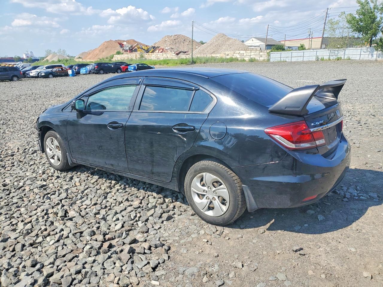 2015 Honda Civic Lx Black vin: 19XFB2F54FE015457