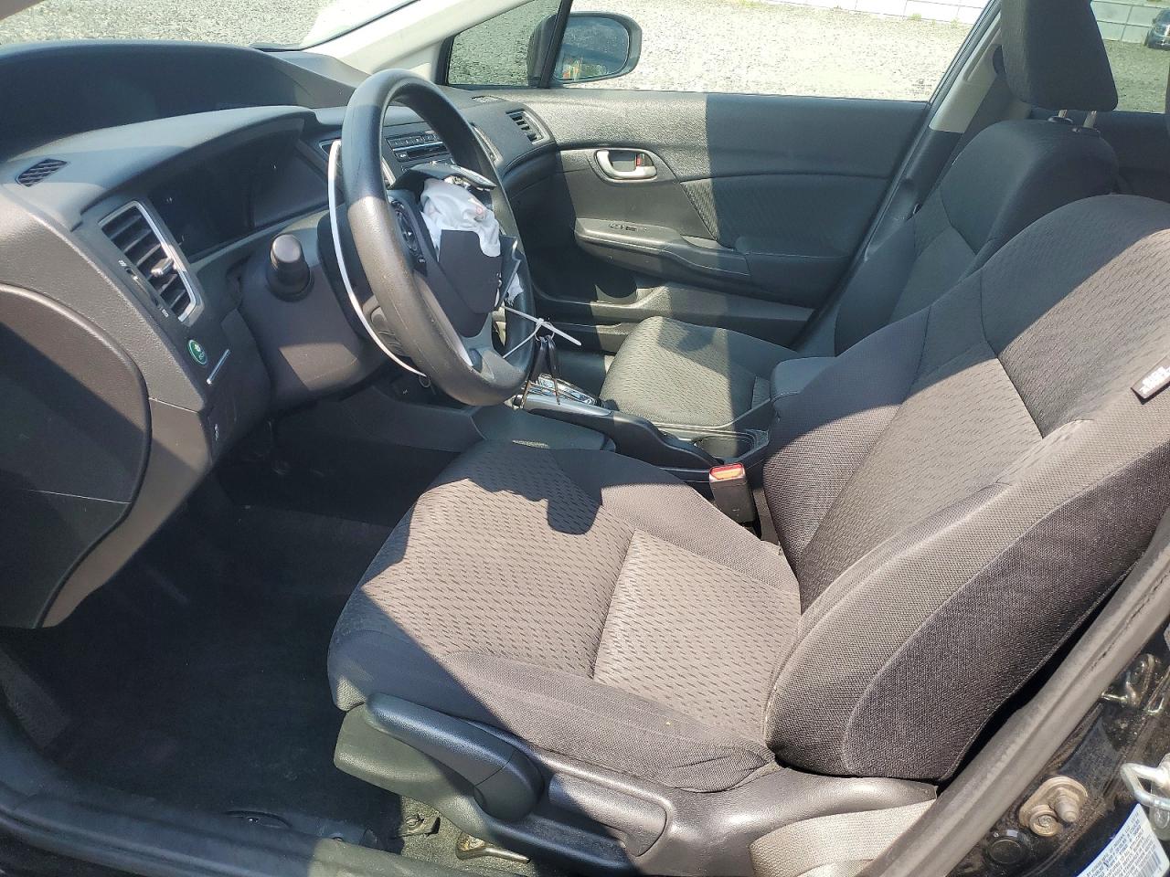 2015 Honda Civic Lx Black vin: 19XFB2F54FE015457