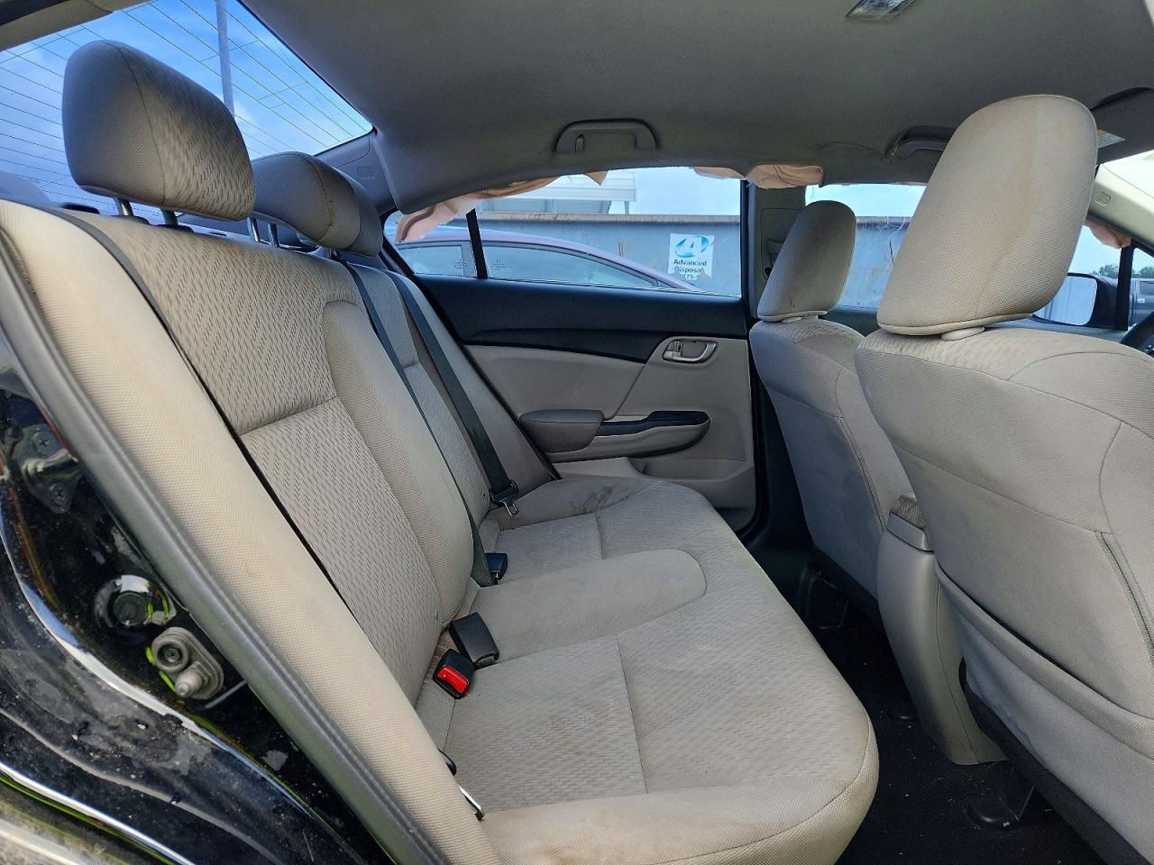 2015 Honda Civic Lx Black vin: 19XFB2F54FE030637
