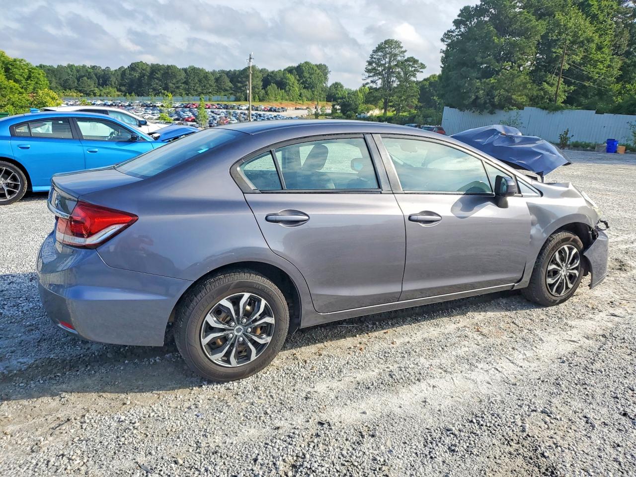 2015 Honda Civic Lx Gray vin: 19XFB2F54FE038804