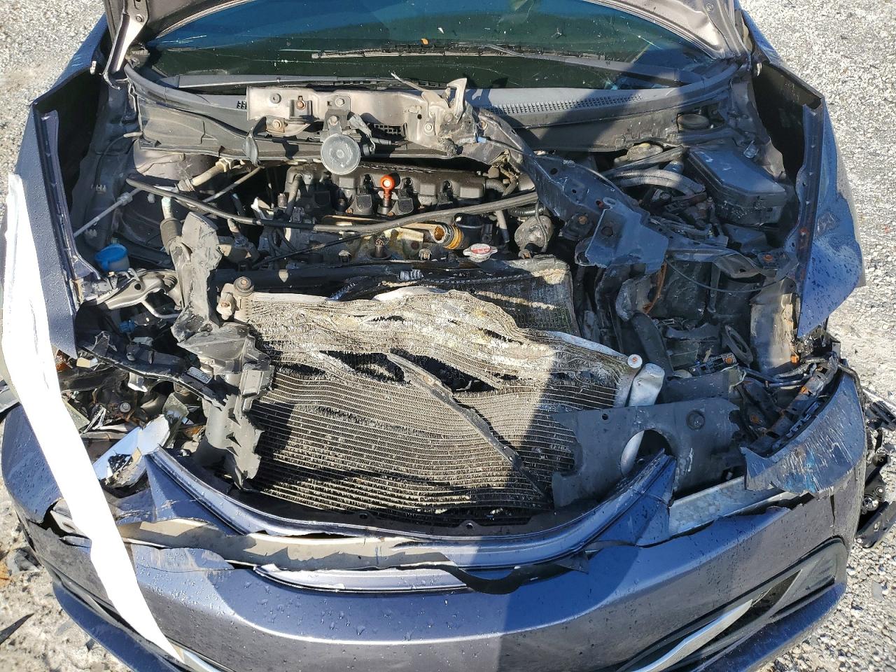 2015 Honda Civic Lx Gray vin: 19XFB2F54FE038804