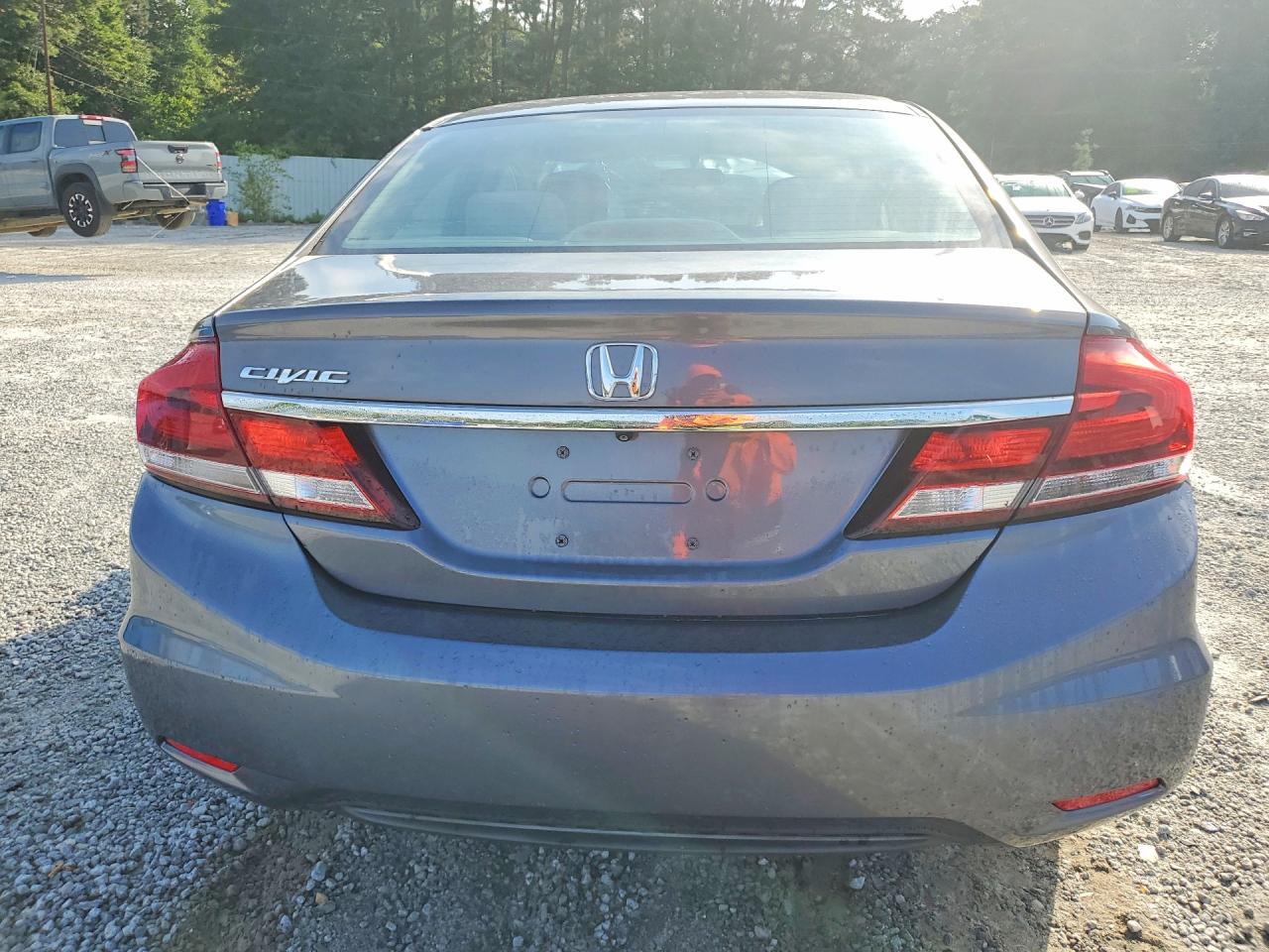 2015 Honda Civic Lx Gray vin: 19XFB2F54FE038804