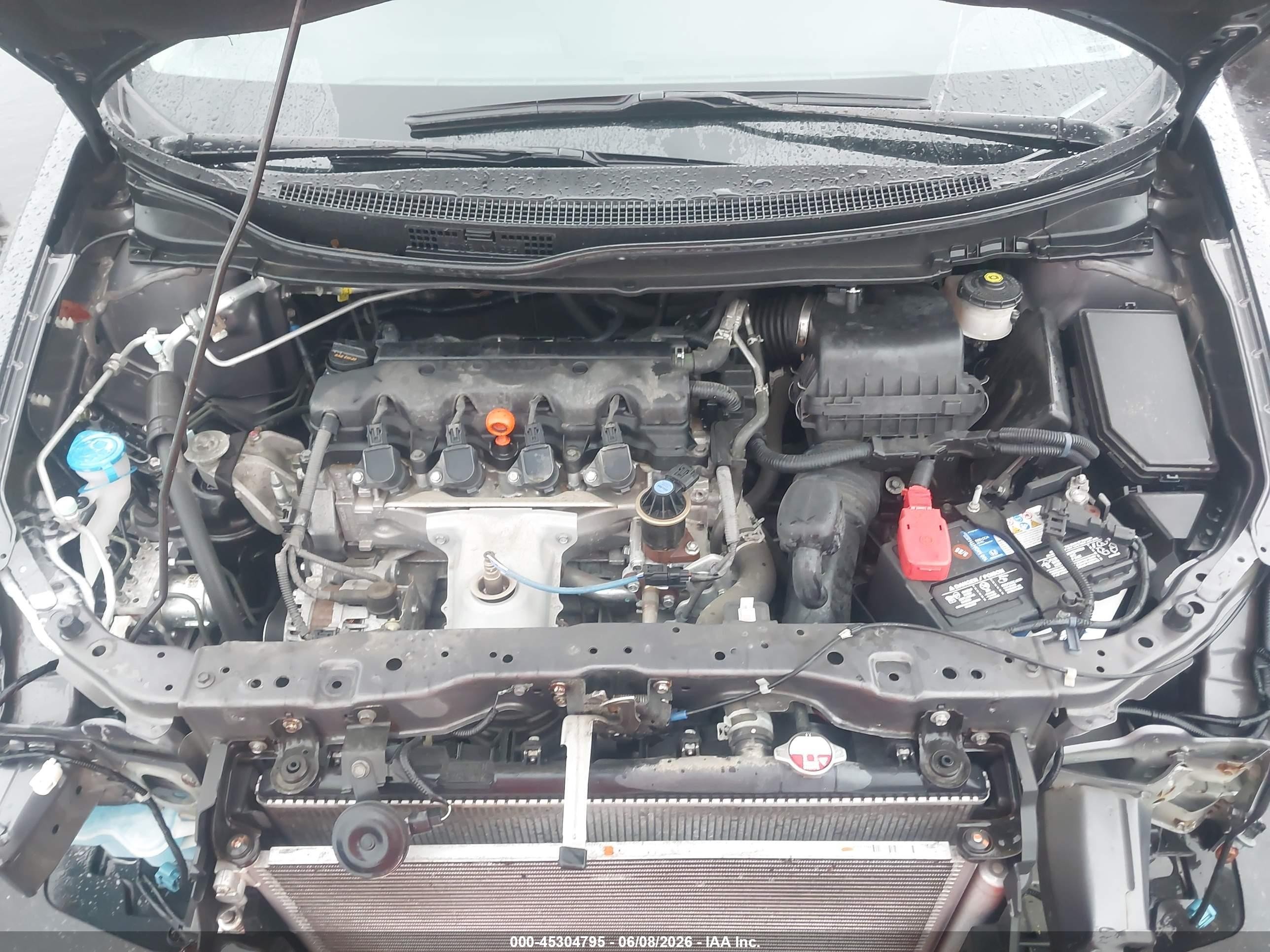 2015 Honda Civic Lx Серый vin: 19XFB2F54FE066893