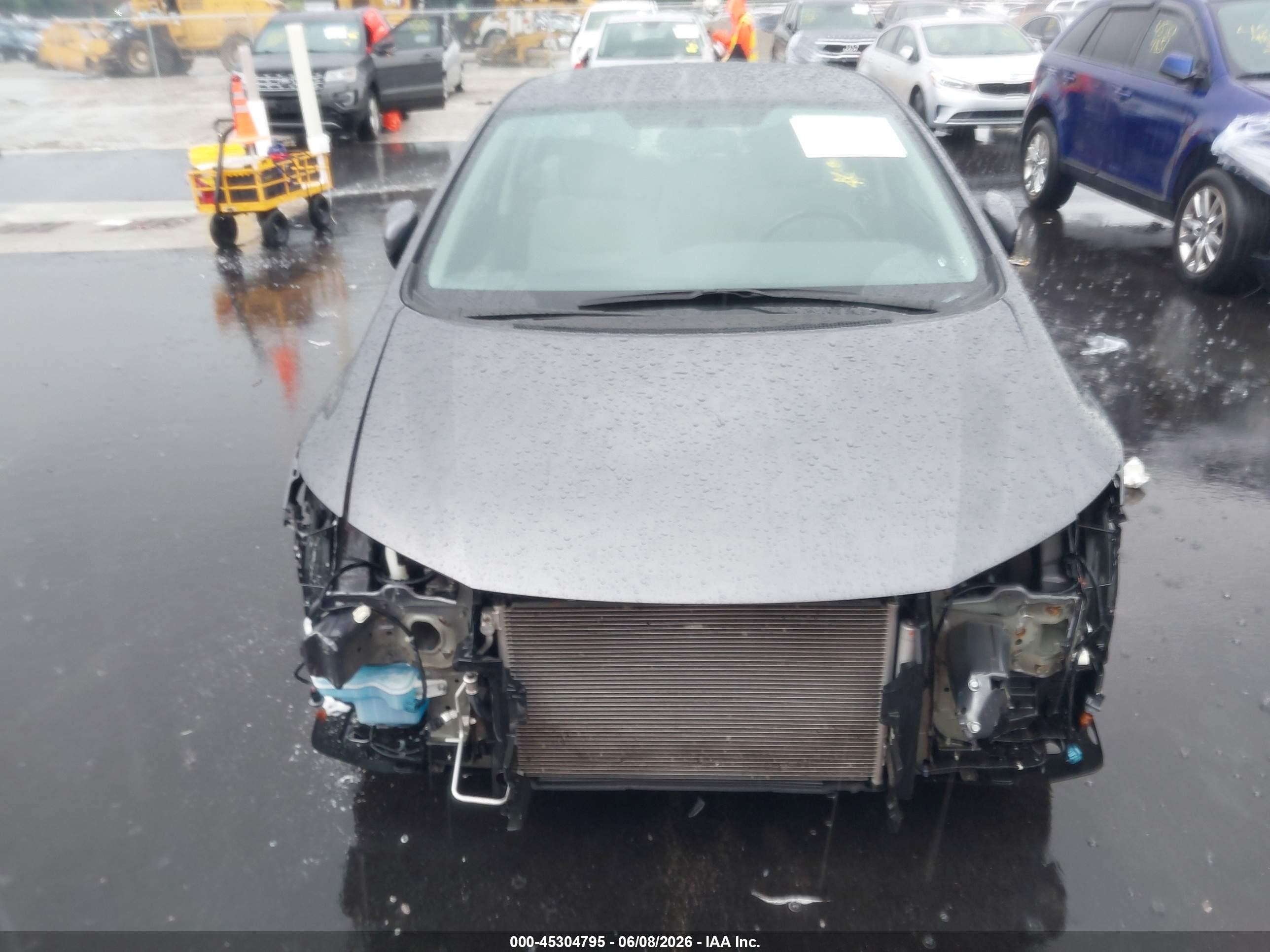2015 Honda Civic Lx Серый vin: 19XFB2F54FE066893