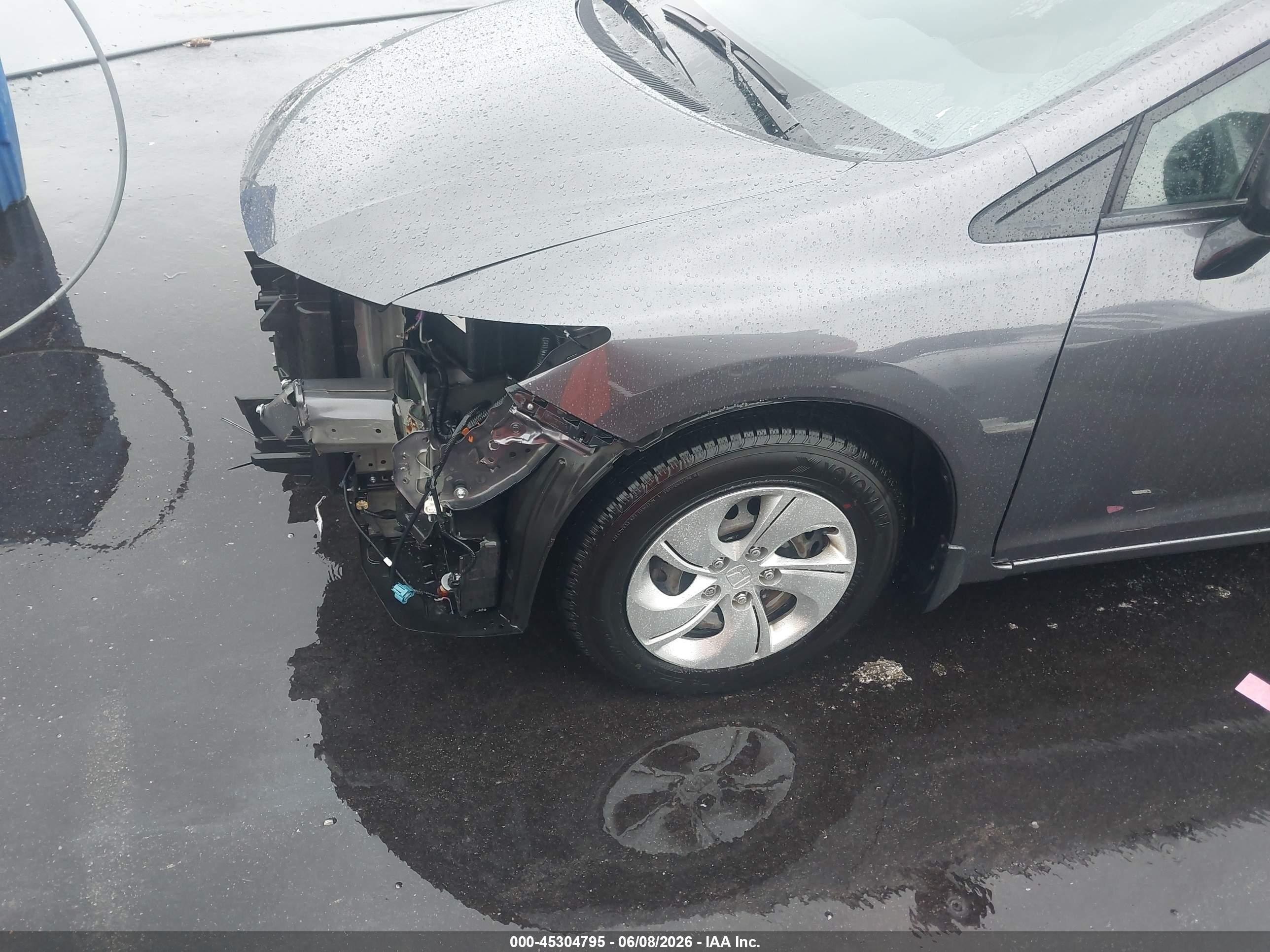 2015 Honda Civic Lx Серый vin: 19XFB2F54FE066893
