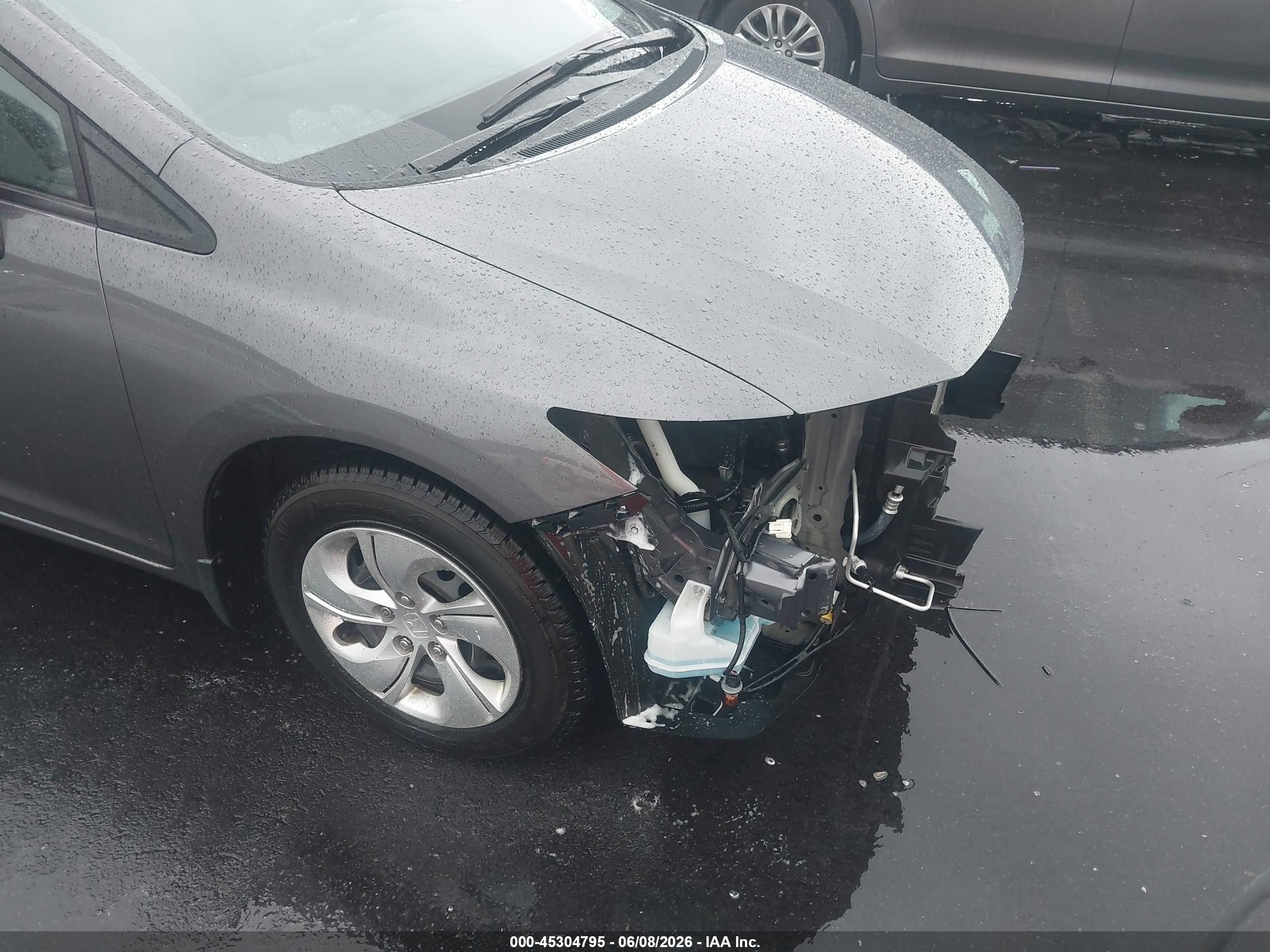 2015 Honda Civic Lx Серый vin: 19XFB2F54FE066893