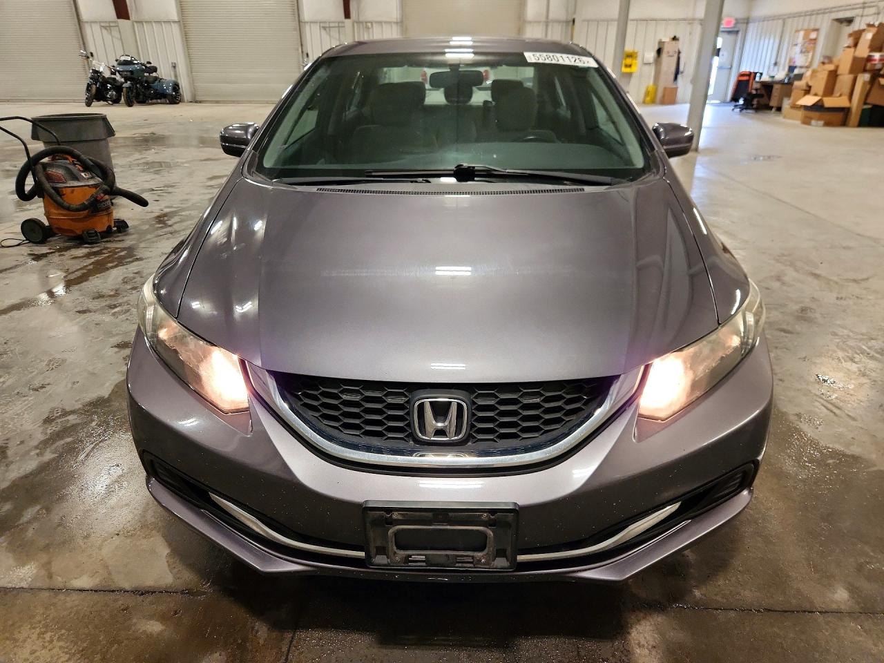2015 Honda Civic Lx Gray vin: 19XFB2F54FE072029