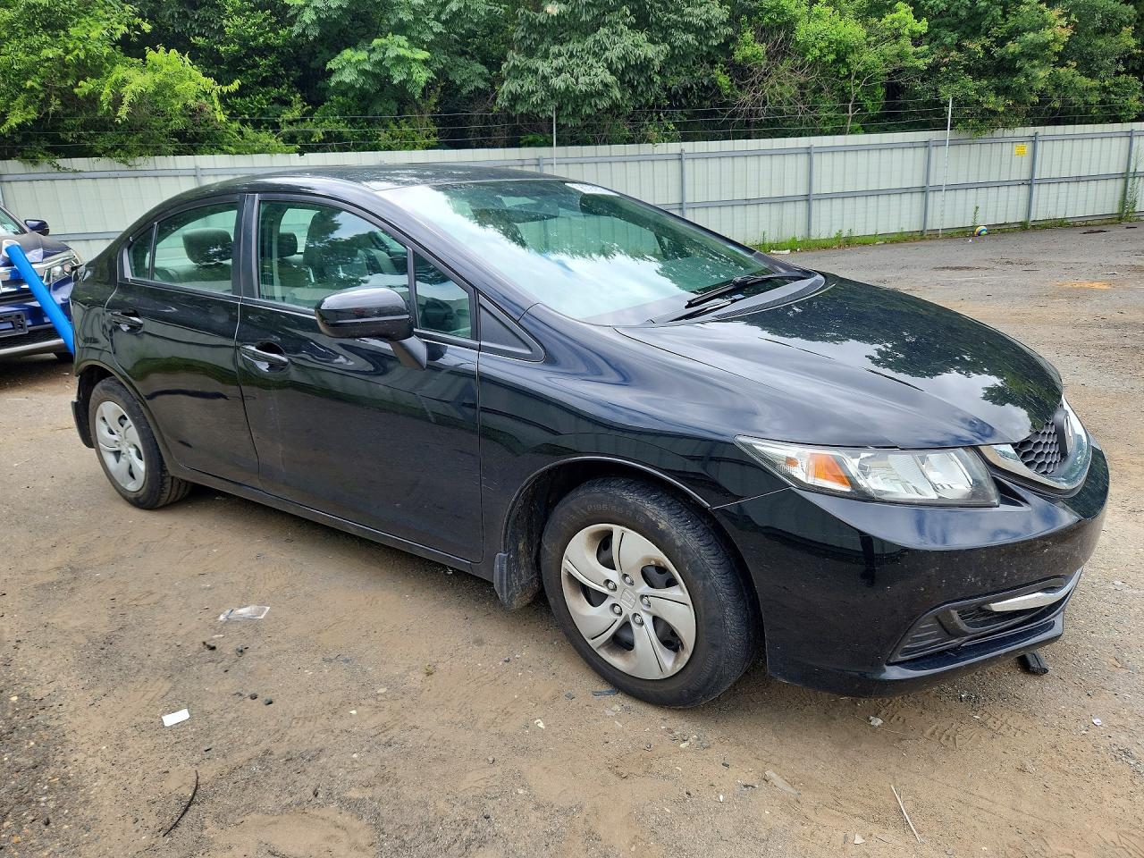2015 Honda Civic Lx Black vin: 19XFB2F54FE080356