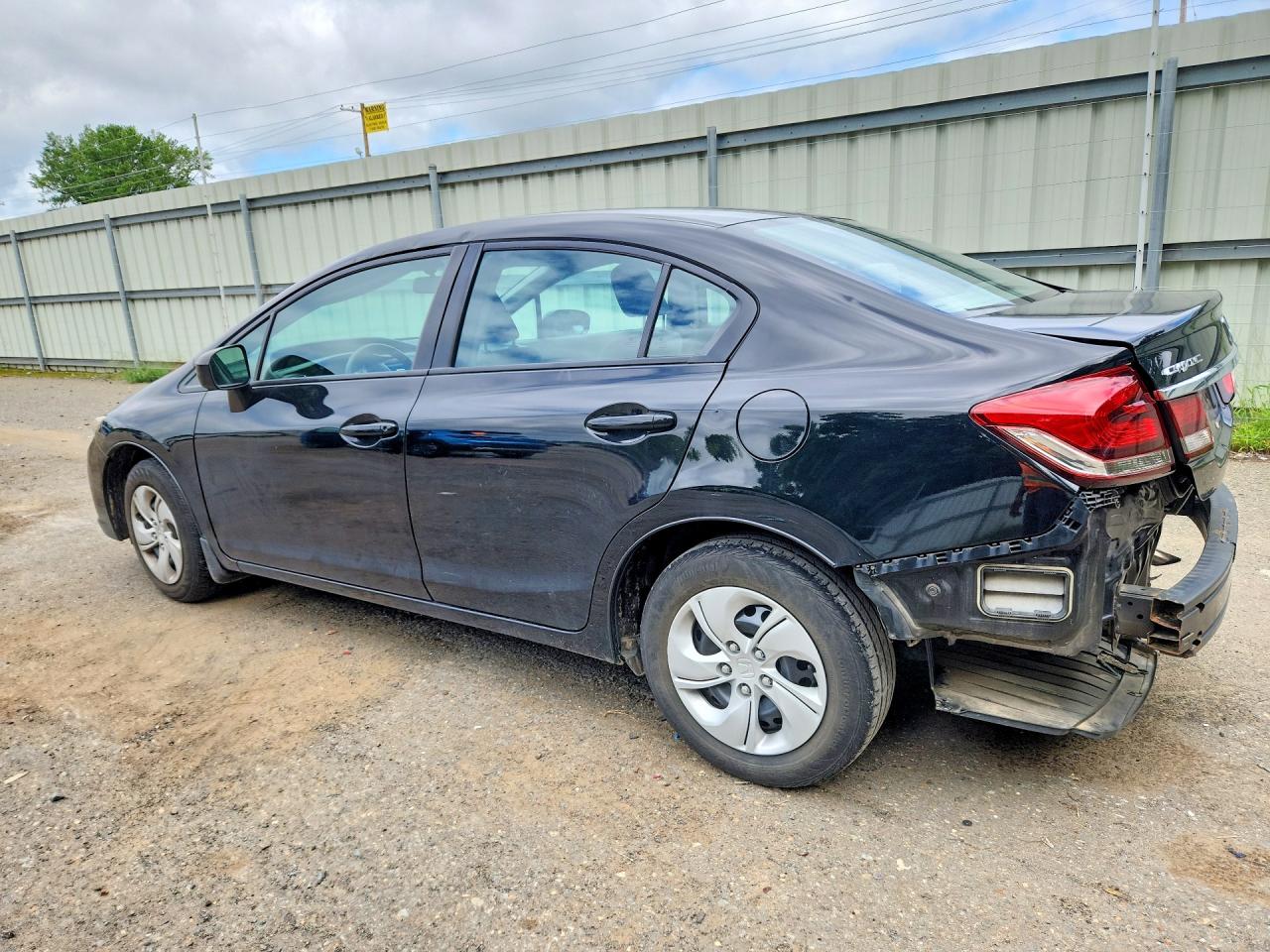 2015 Honda Civic Lx Black vin: 19XFB2F54FE080356