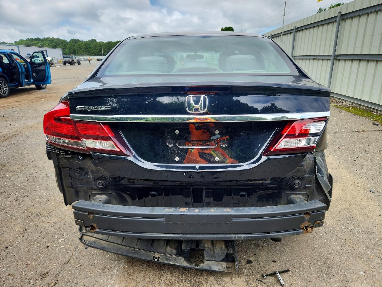 2015 Honda Civic Lx Black vin: 19XFB2F54FE080356