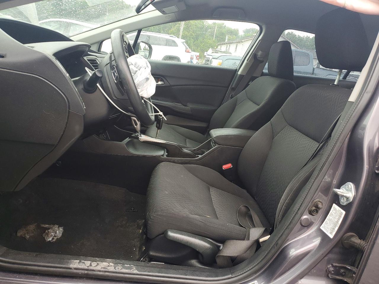 2015 Honda Civic Lx Gray vin: 19XFB2F54FE081619