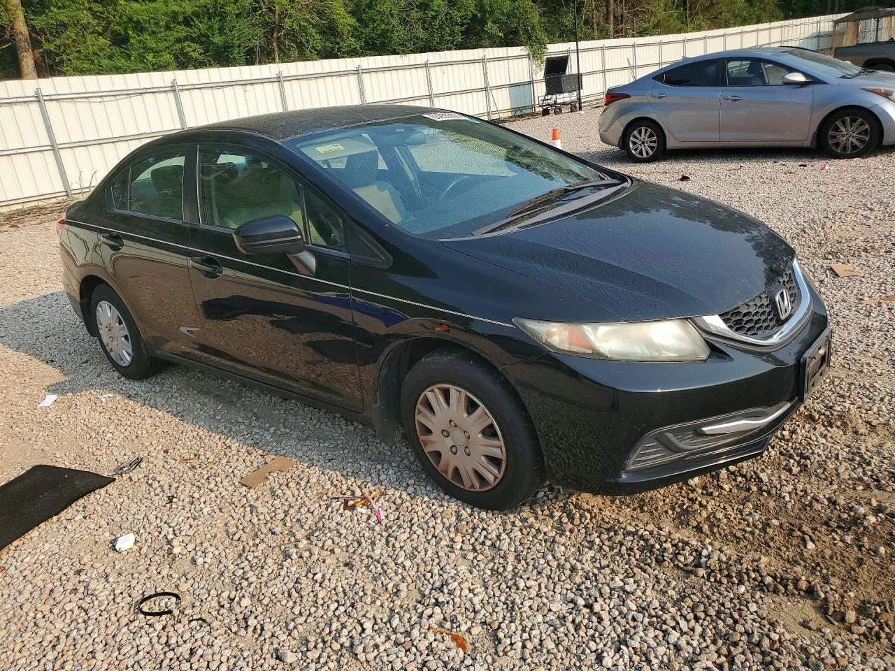 2015 Honda Civic Lx Черный vin: 19XFB2F54FE081698