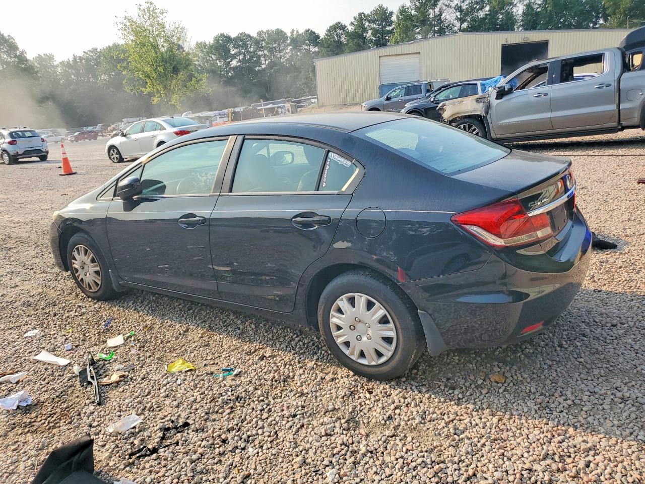 2015 Honda Civic Lx Черный vin: 19XFB2F54FE081698