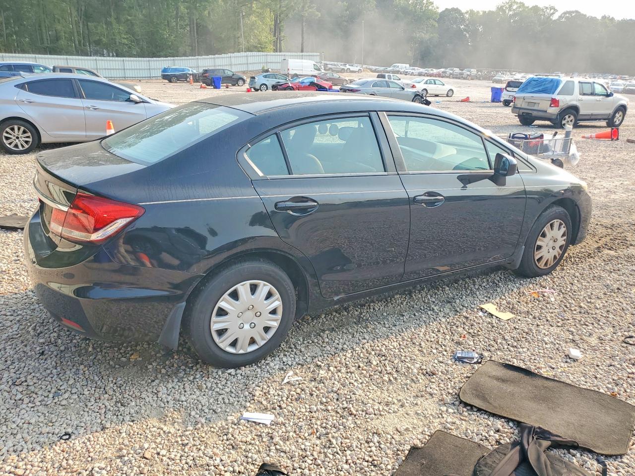 2015 Honda Civic Lx Черный vin: 19XFB2F54FE081698