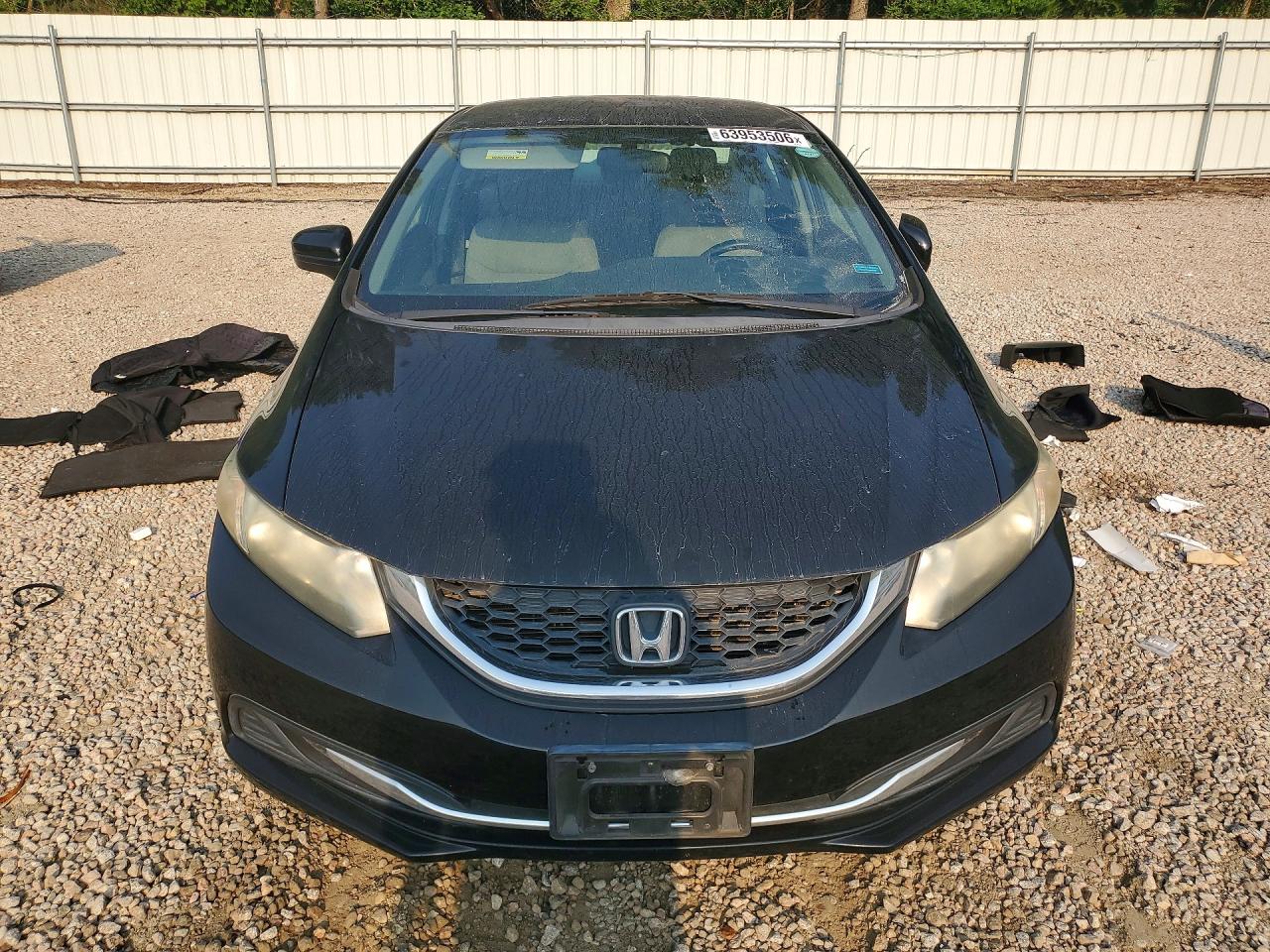 2015 Honda Civic Lx Черный vin: 19XFB2F54FE081698