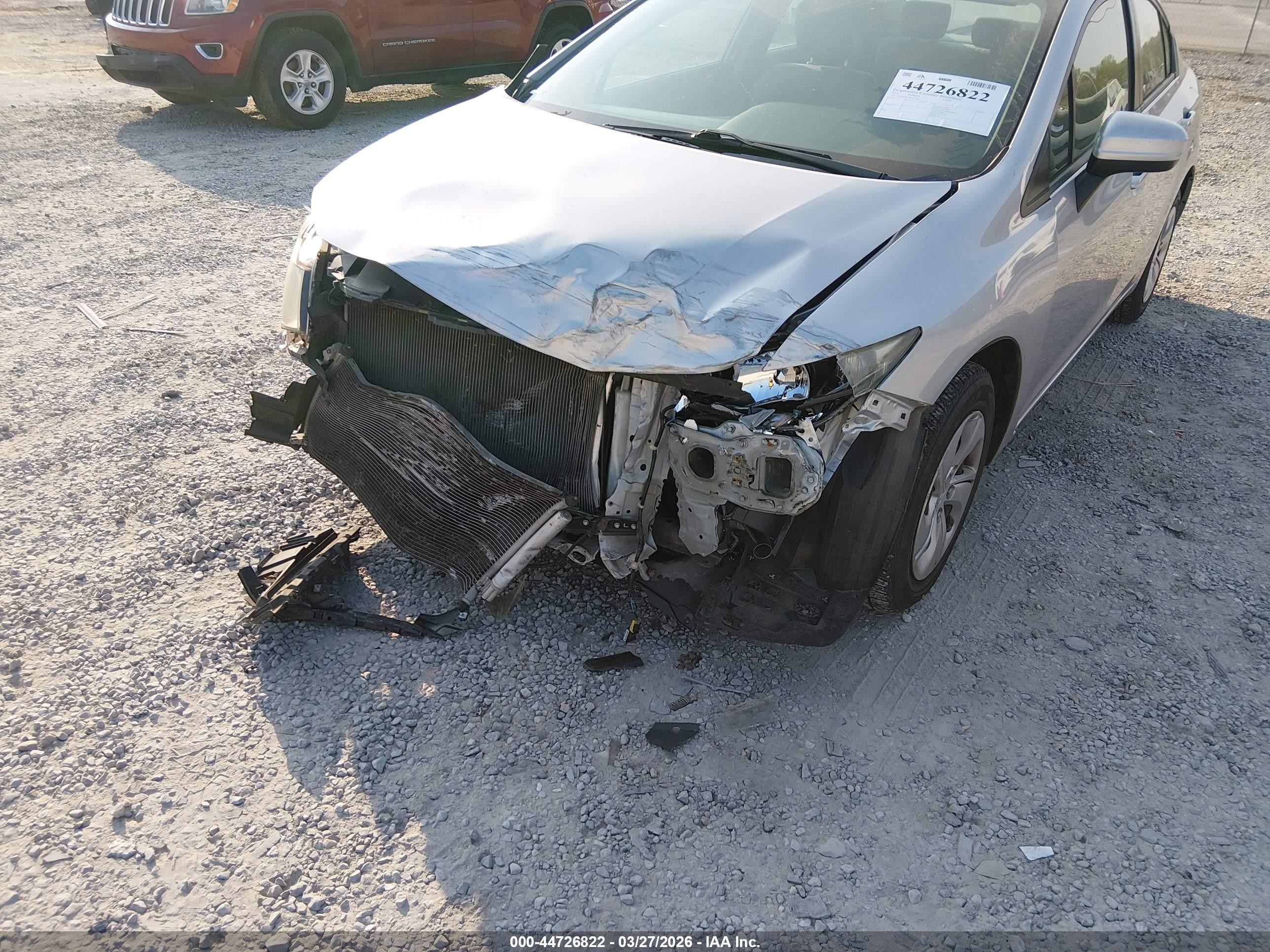 2015 Honda Civic Lx Silver vin: 19XFB2F54FE101738
