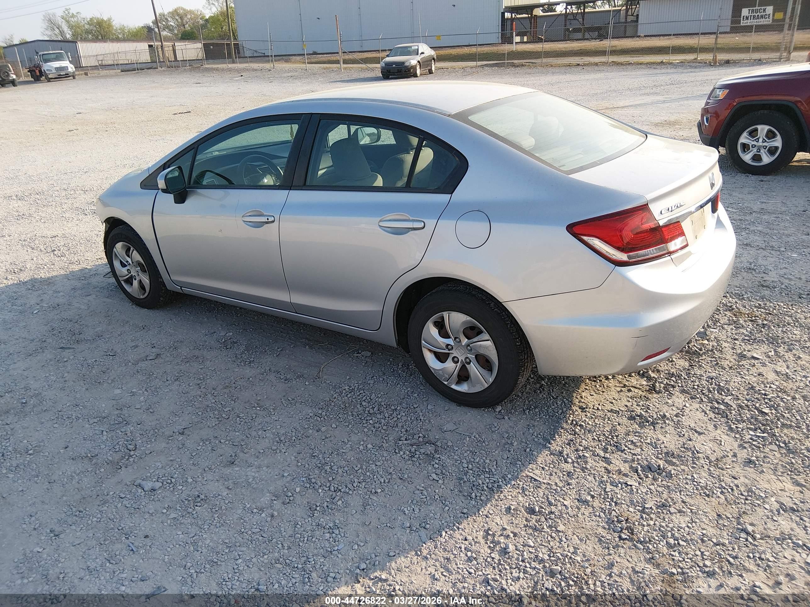 2015 Honda Civic Lx Silver vin: 19XFB2F54FE101738