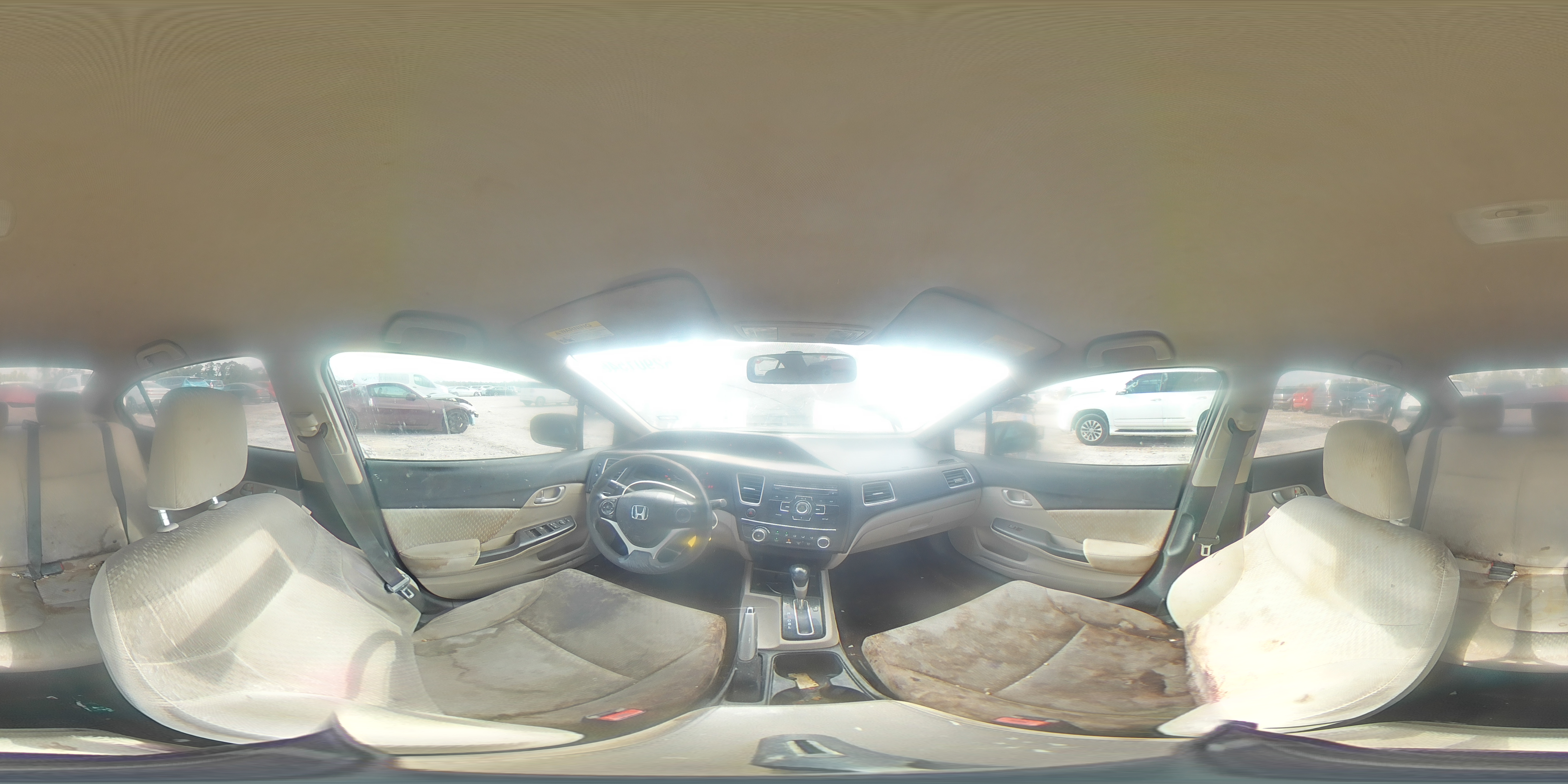 2015 Honda Civic Lx Burgundy vin: 19XFB2F54FE107068