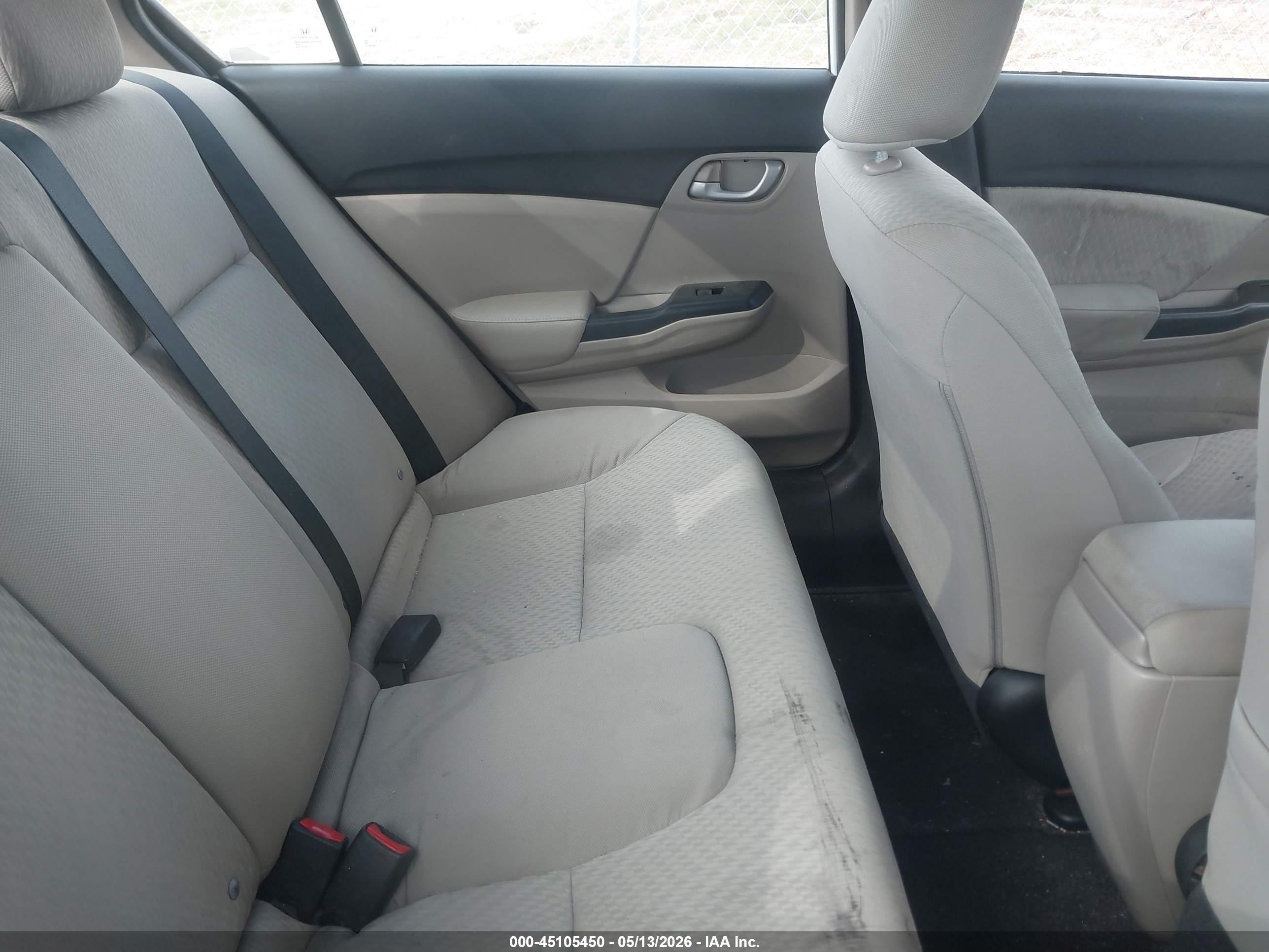 2015 Honda Civic Lx White vin: 19XFB2F54FE111900