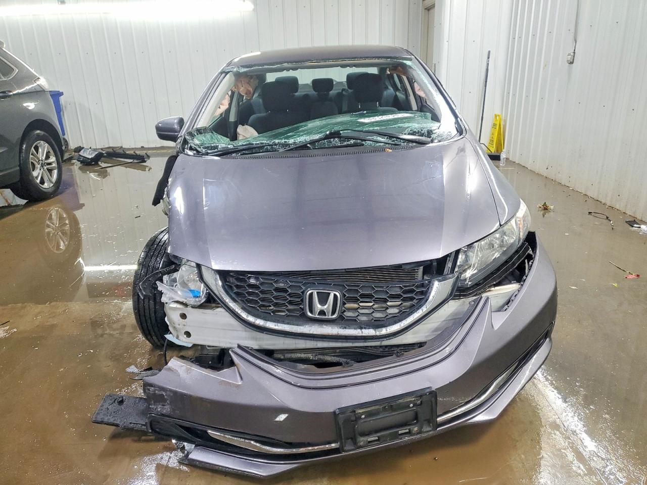 2015 Honda Civic Lx Gray vin: 19XFB2F54FE118491