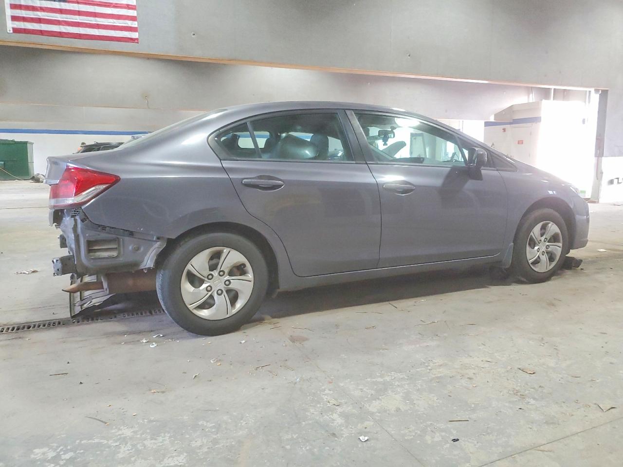 2015 Honda Civic Lx Gray vin: 19XFB2F54FE121469