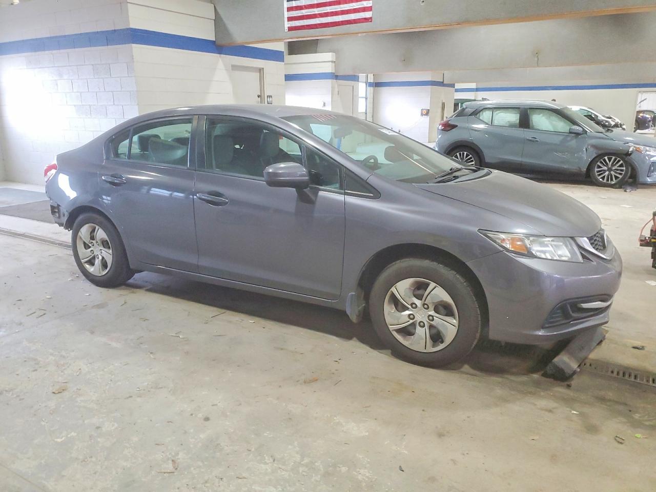 2015 Honda Civic Lx Gray vin: 19XFB2F54FE121469