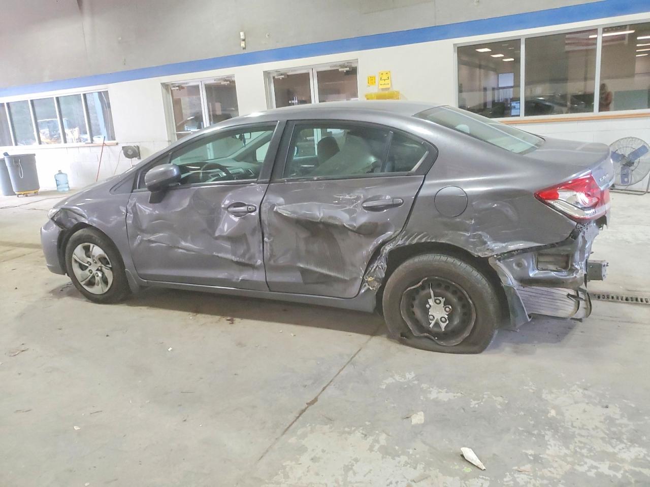 2015 Honda Civic Lx Gray vin: 19XFB2F54FE121469